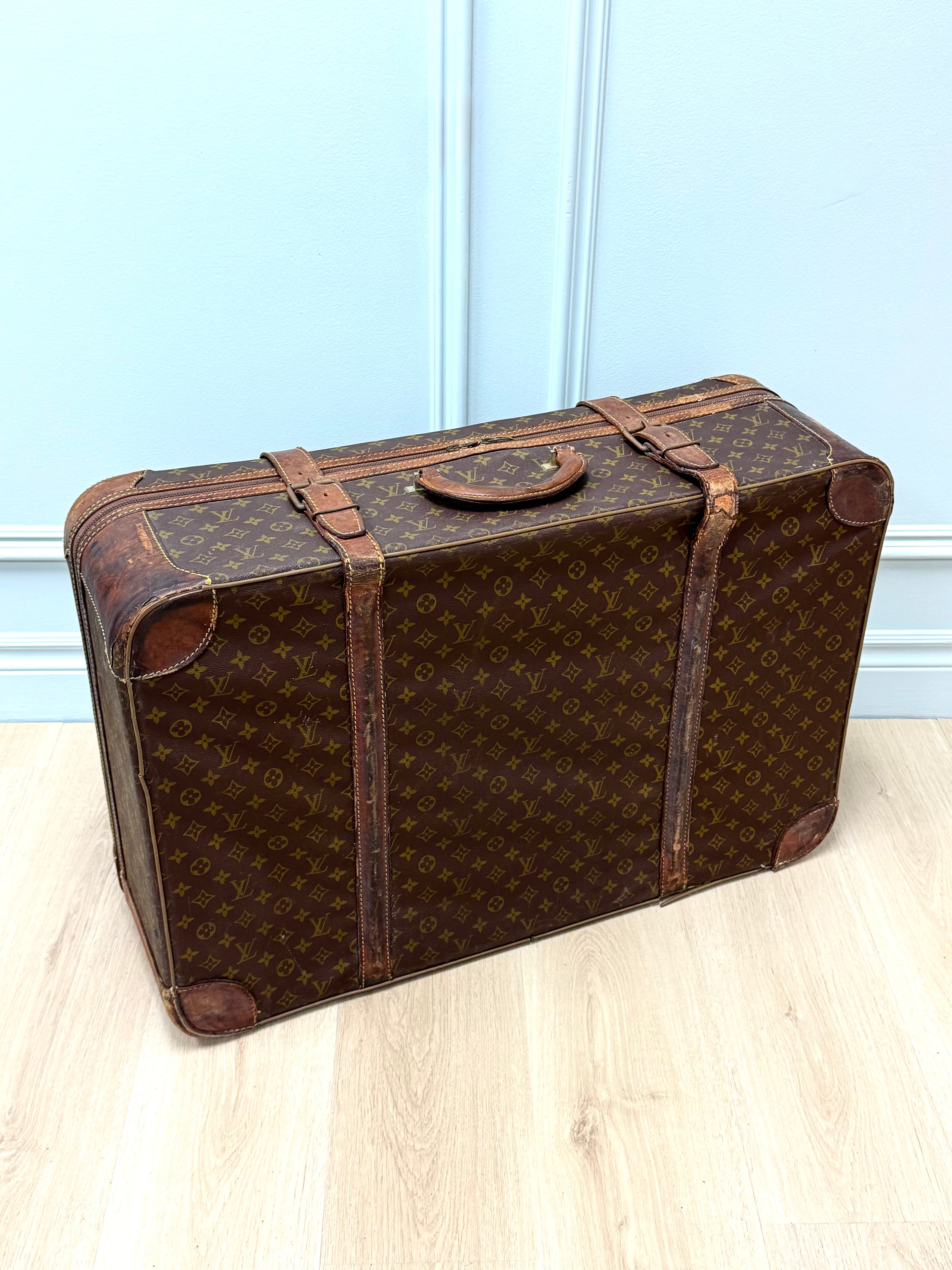 Vintage LOUIS VUITTON 'Stratos' Monogram Suitcase