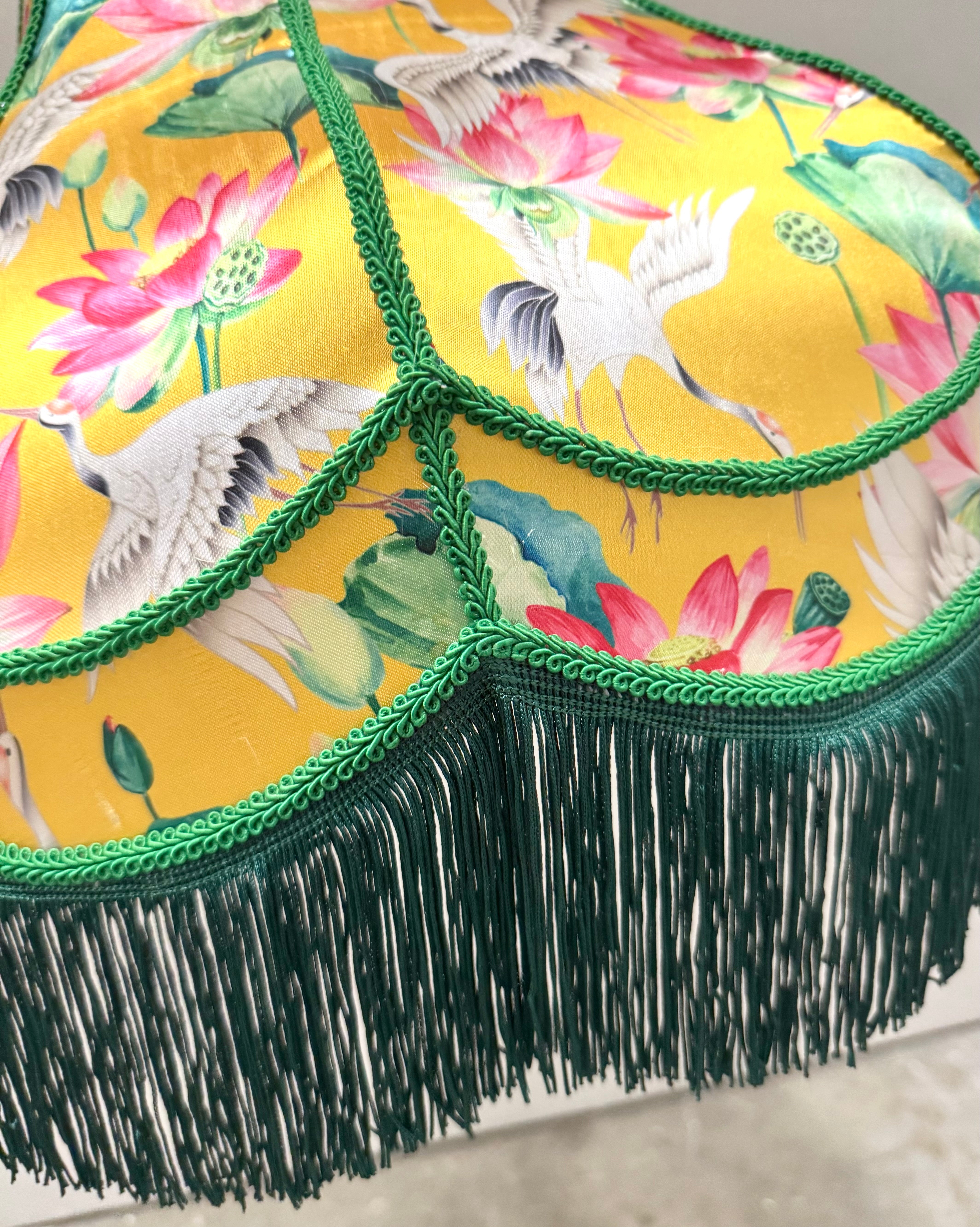 Custom Victorian Silk Lampshade