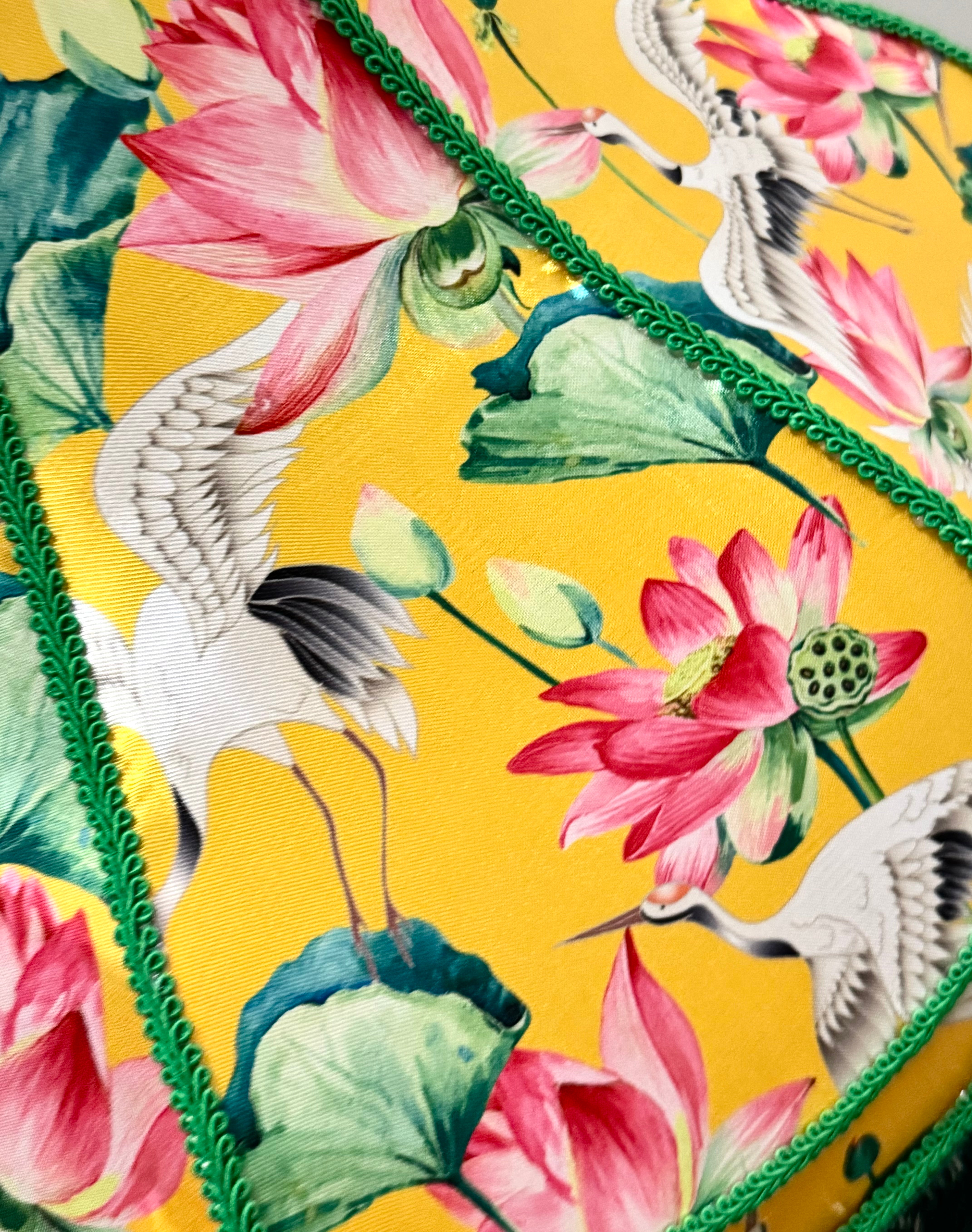 Custom Victorian Silk Lampshade