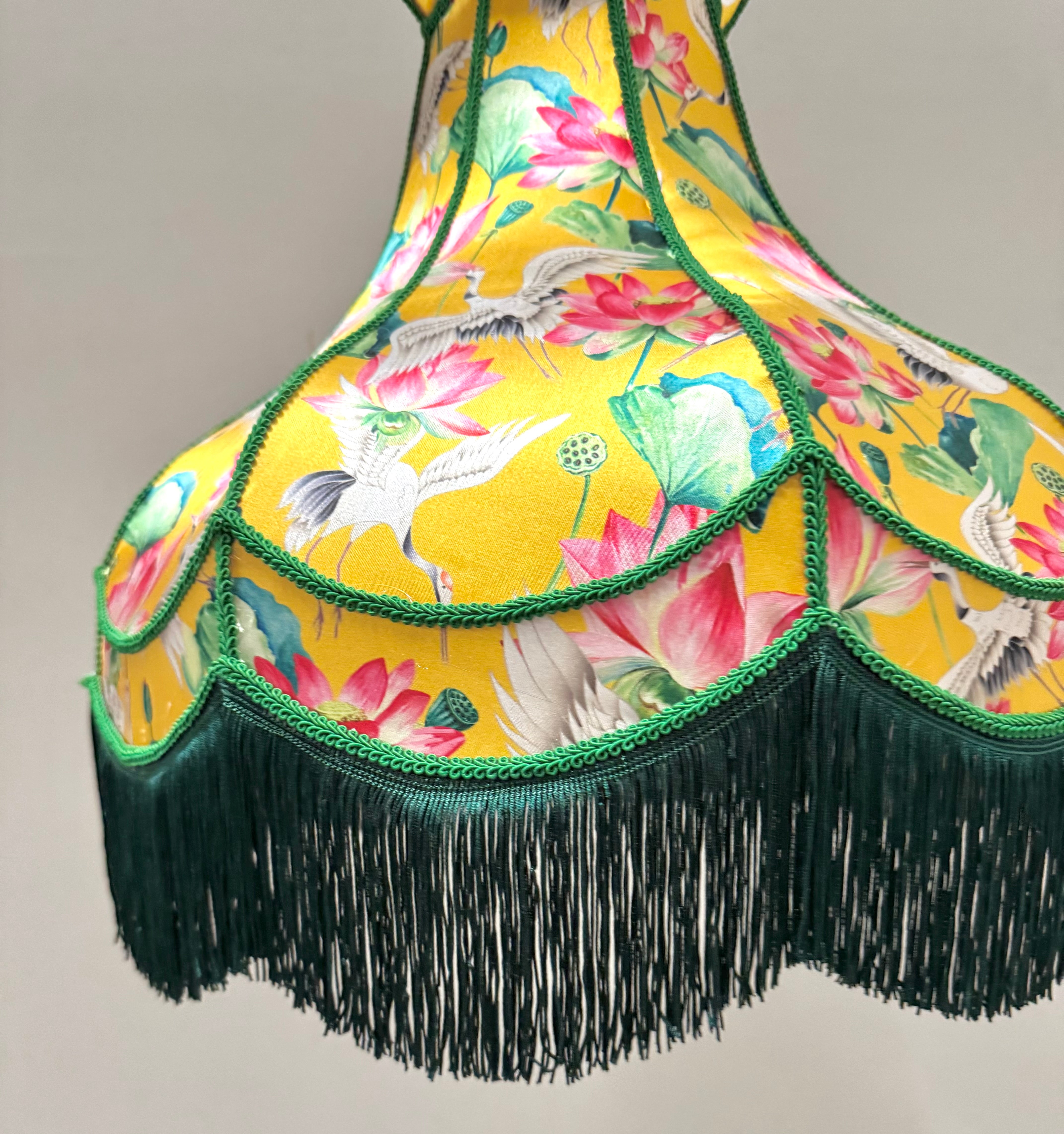 Custom Victorian Silk Lampshade