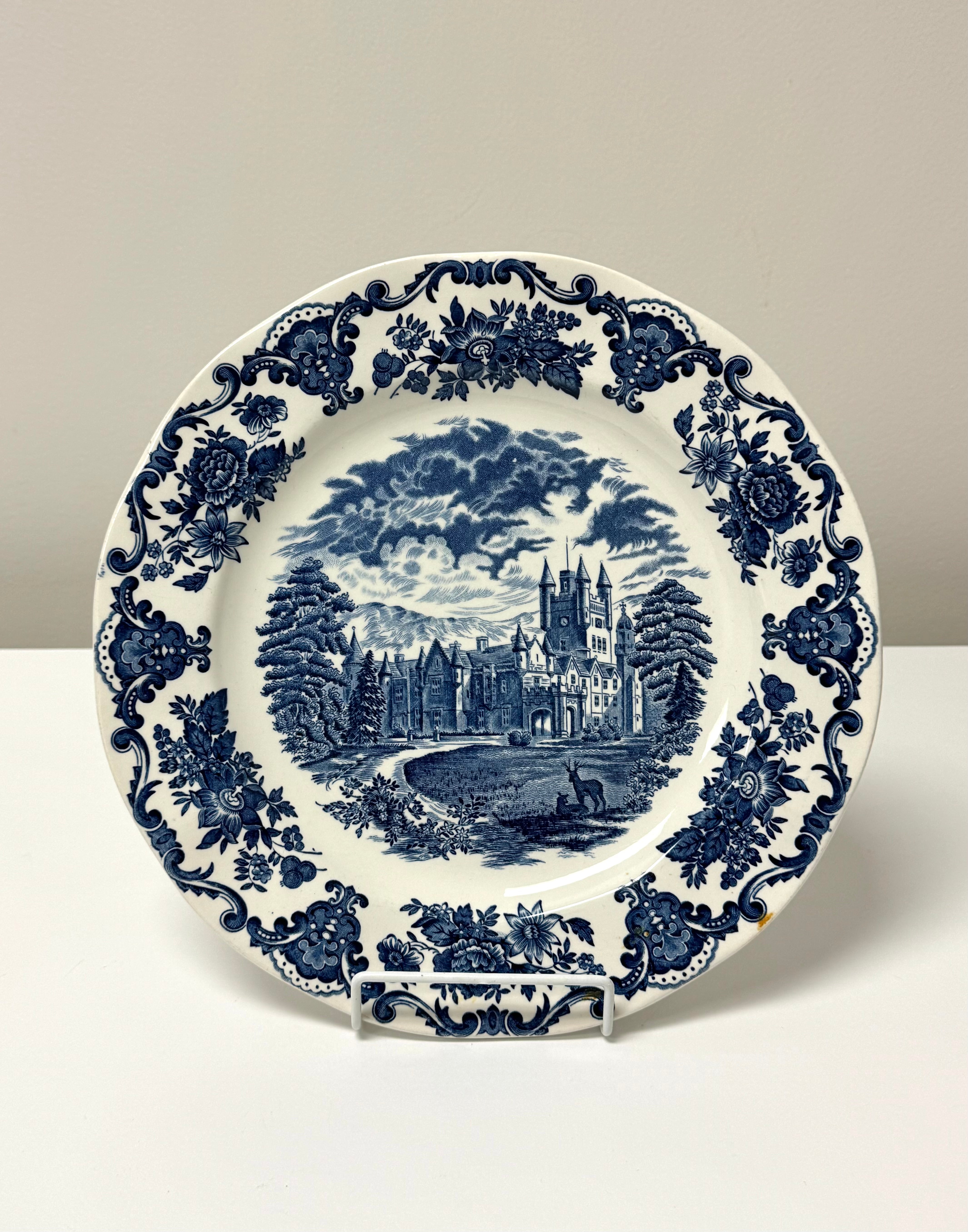 Vintage ENOCH WEDGWOOD 'Balmoral Castle' 11" Plate