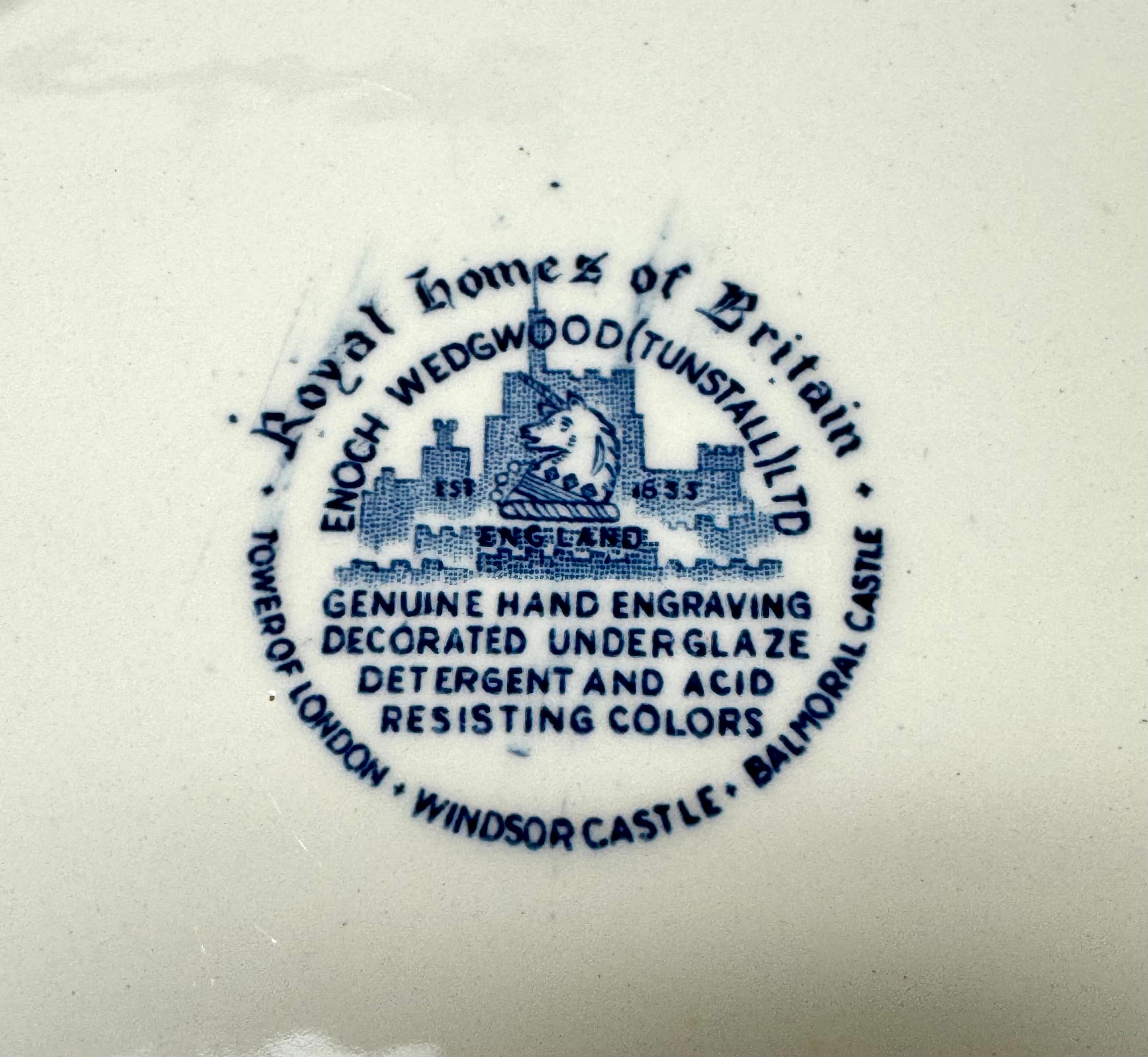 Vintage ENOCH WEDGWOOD 'Balmoral Castle' 11" Plate