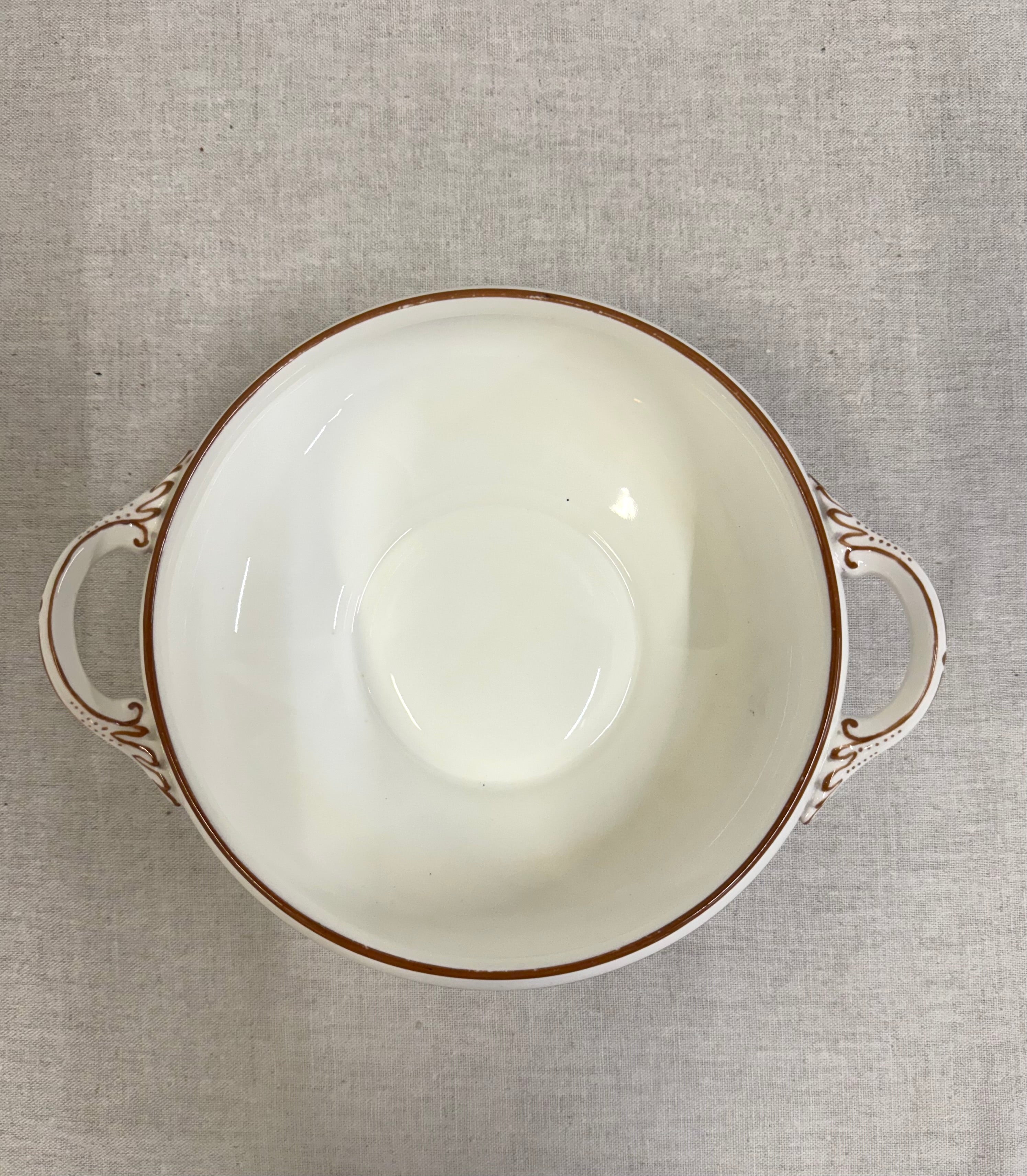 COALPORT 'Broadway Green' Serving Bowl