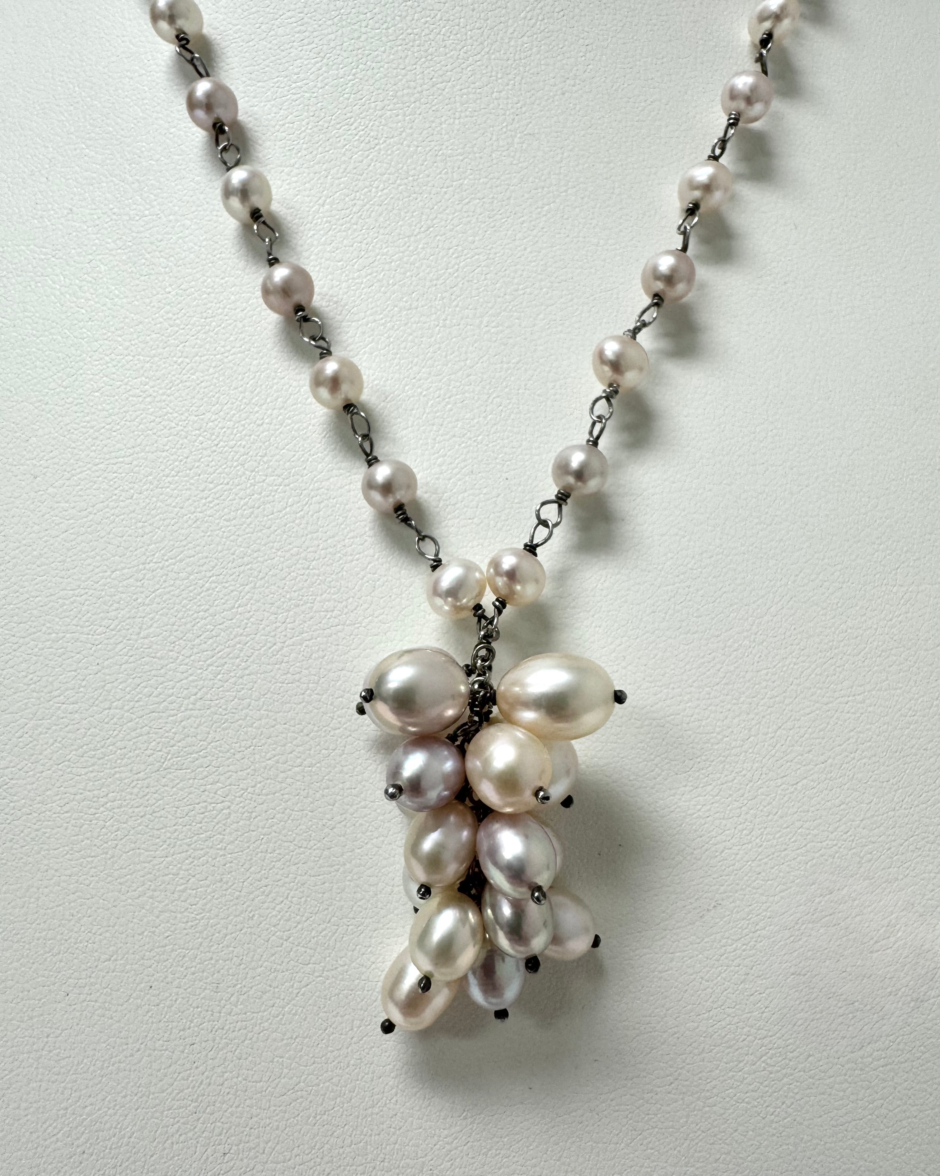 Pink Baroque Pearl Necklace