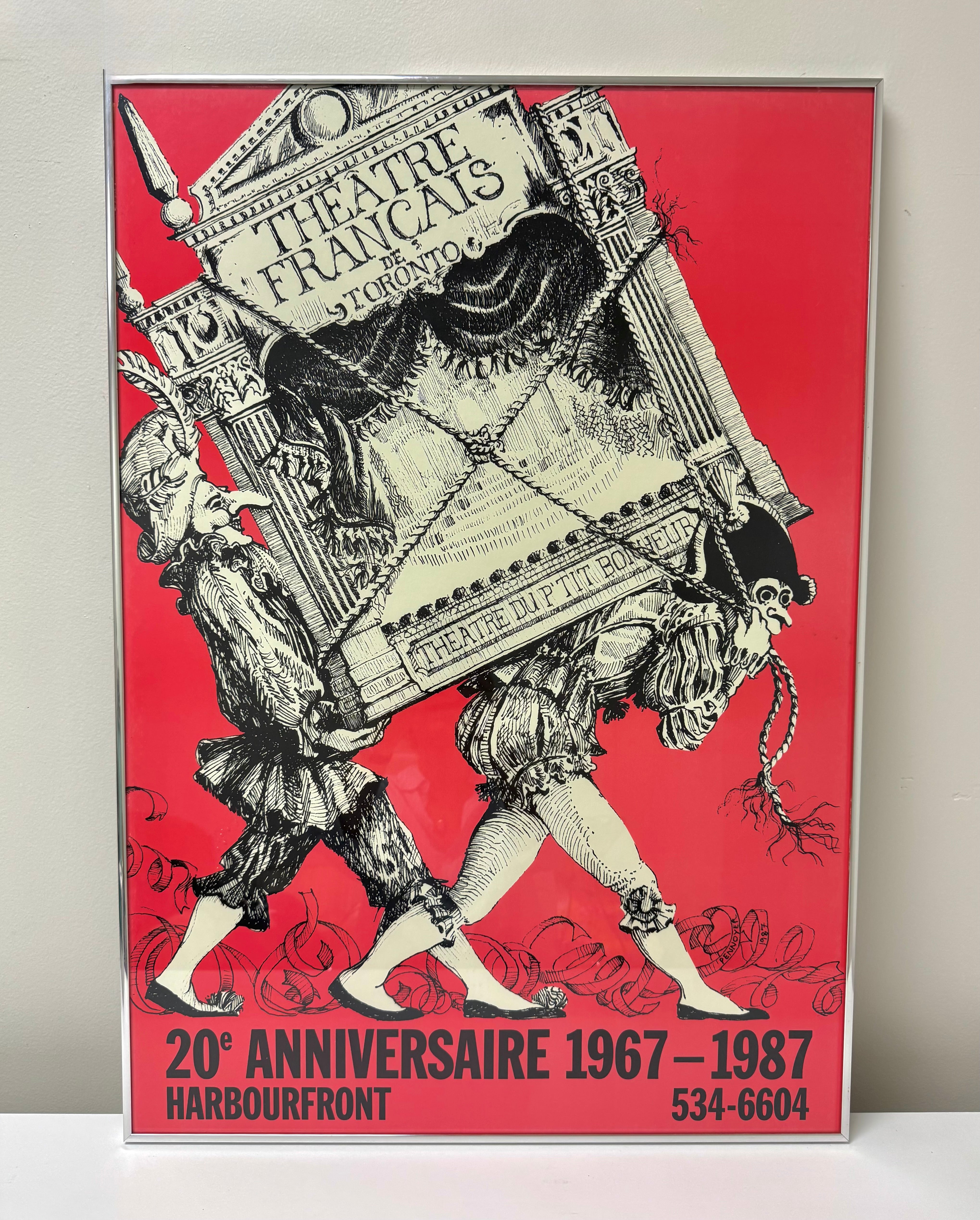 'Theatre Francais de Toronto' Vintage Poster