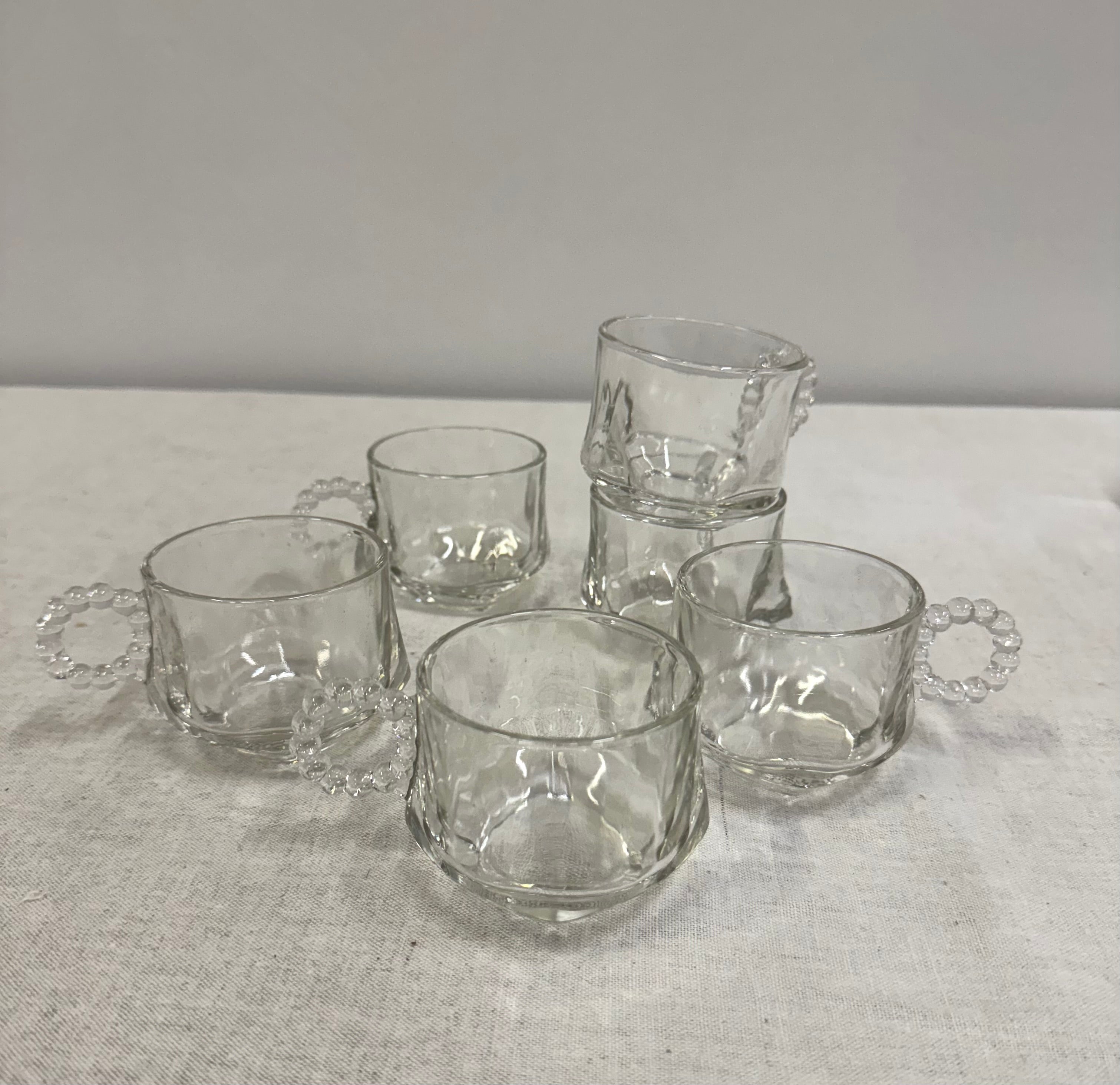Vintage HAZEL ATLAS Boopie Cups Set of 6