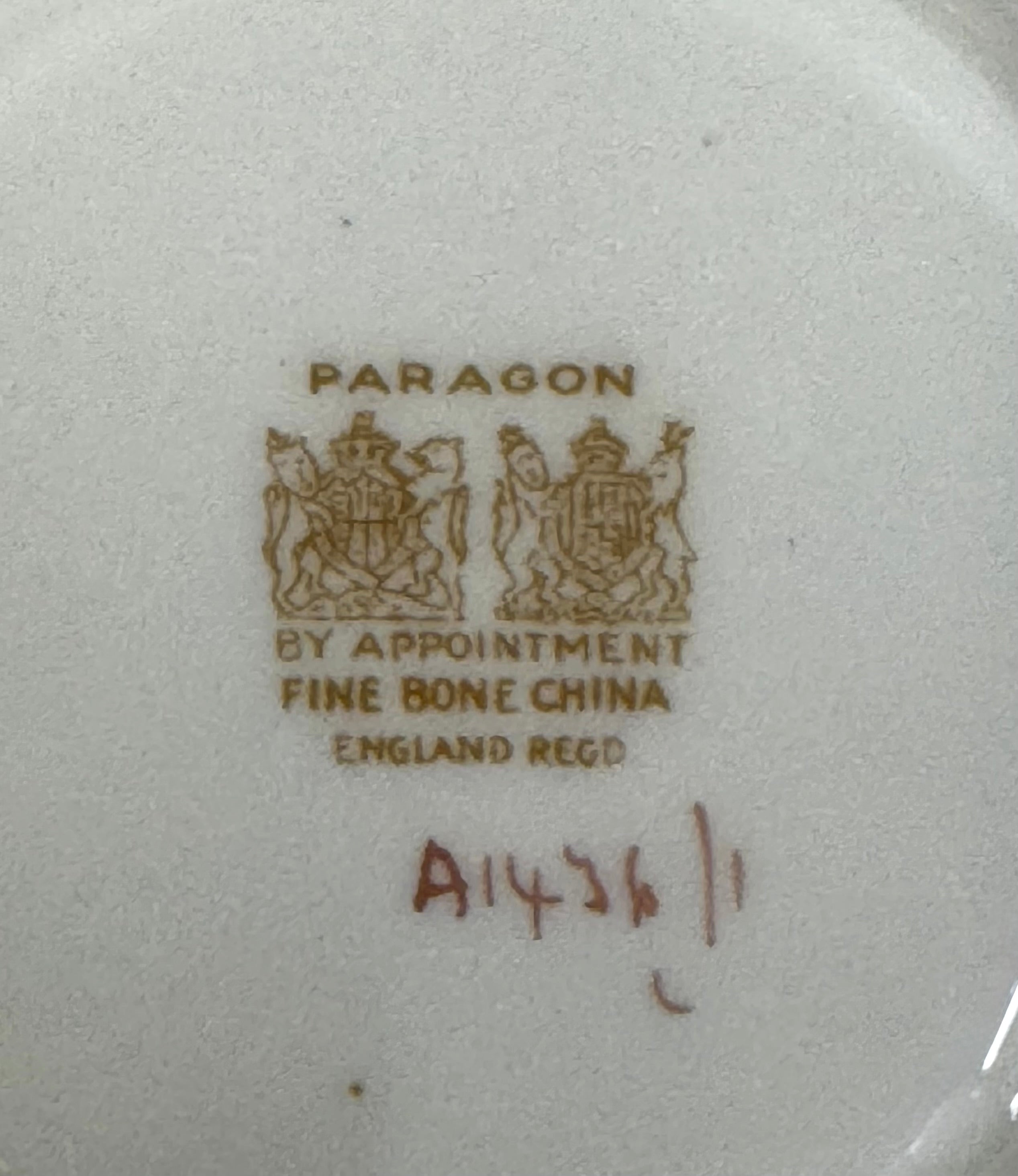 PARAGON Red Roses Cup & Saucer