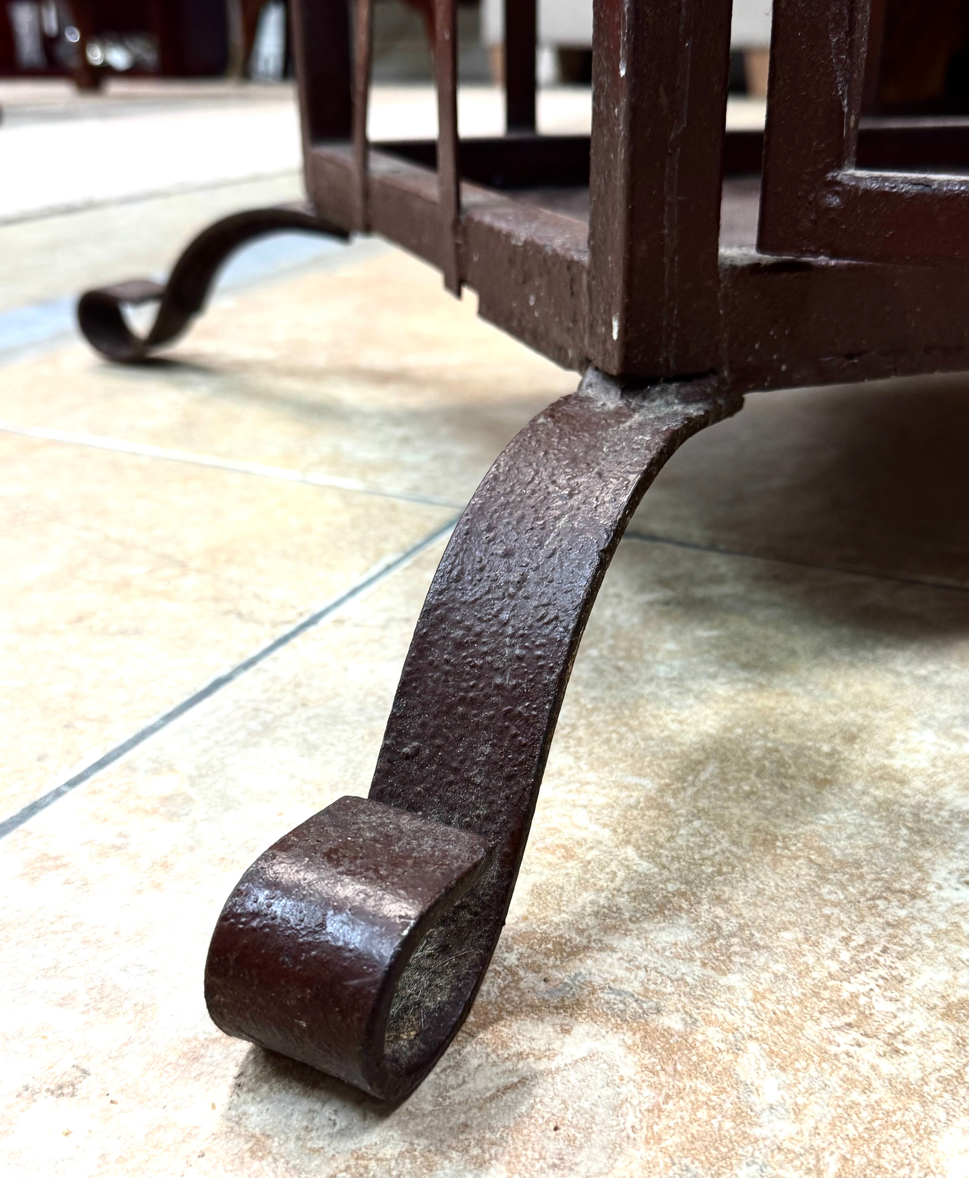 Hand-forged Wrought Iron Wine Rack