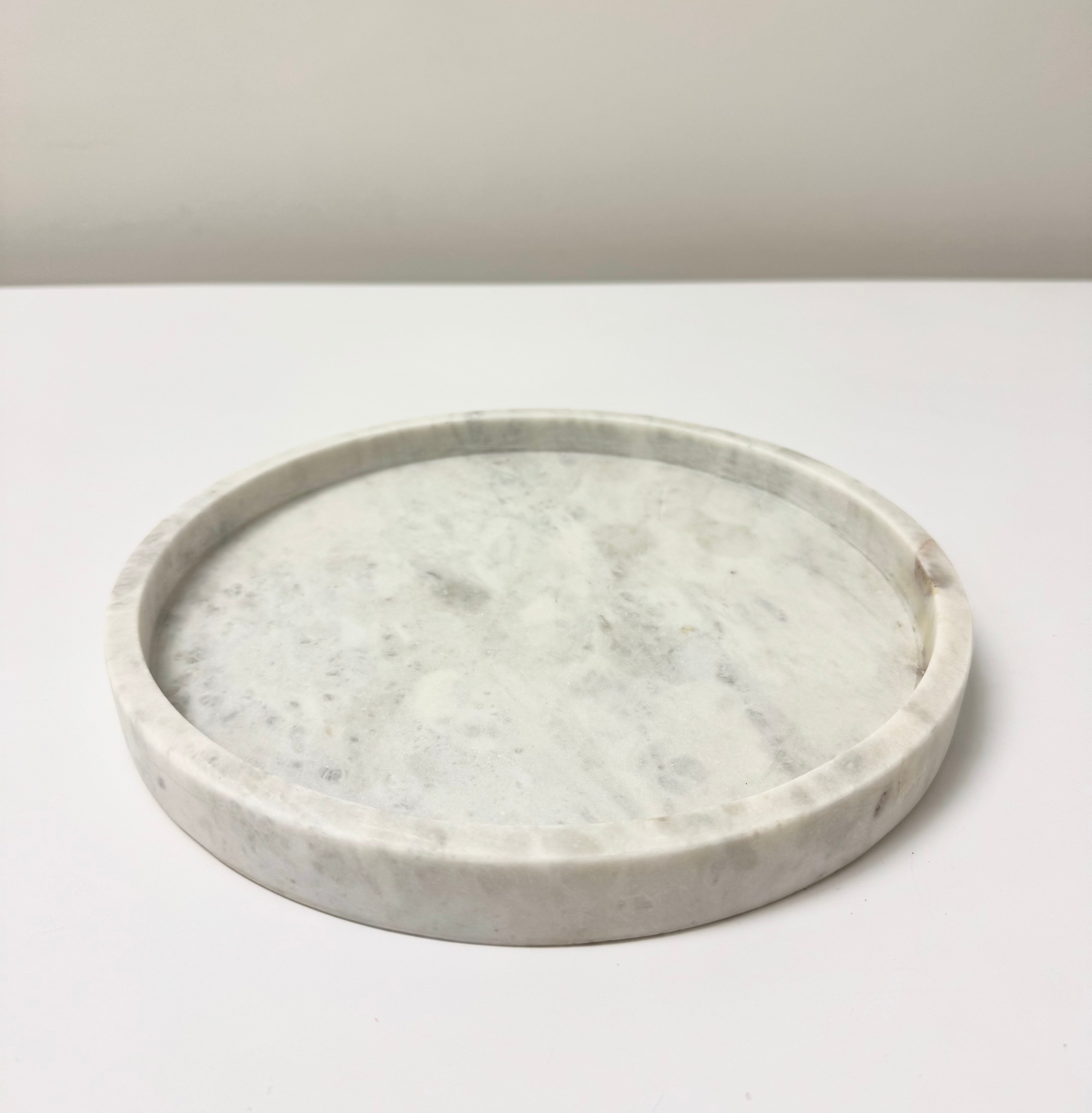 White Marble 10" Tray