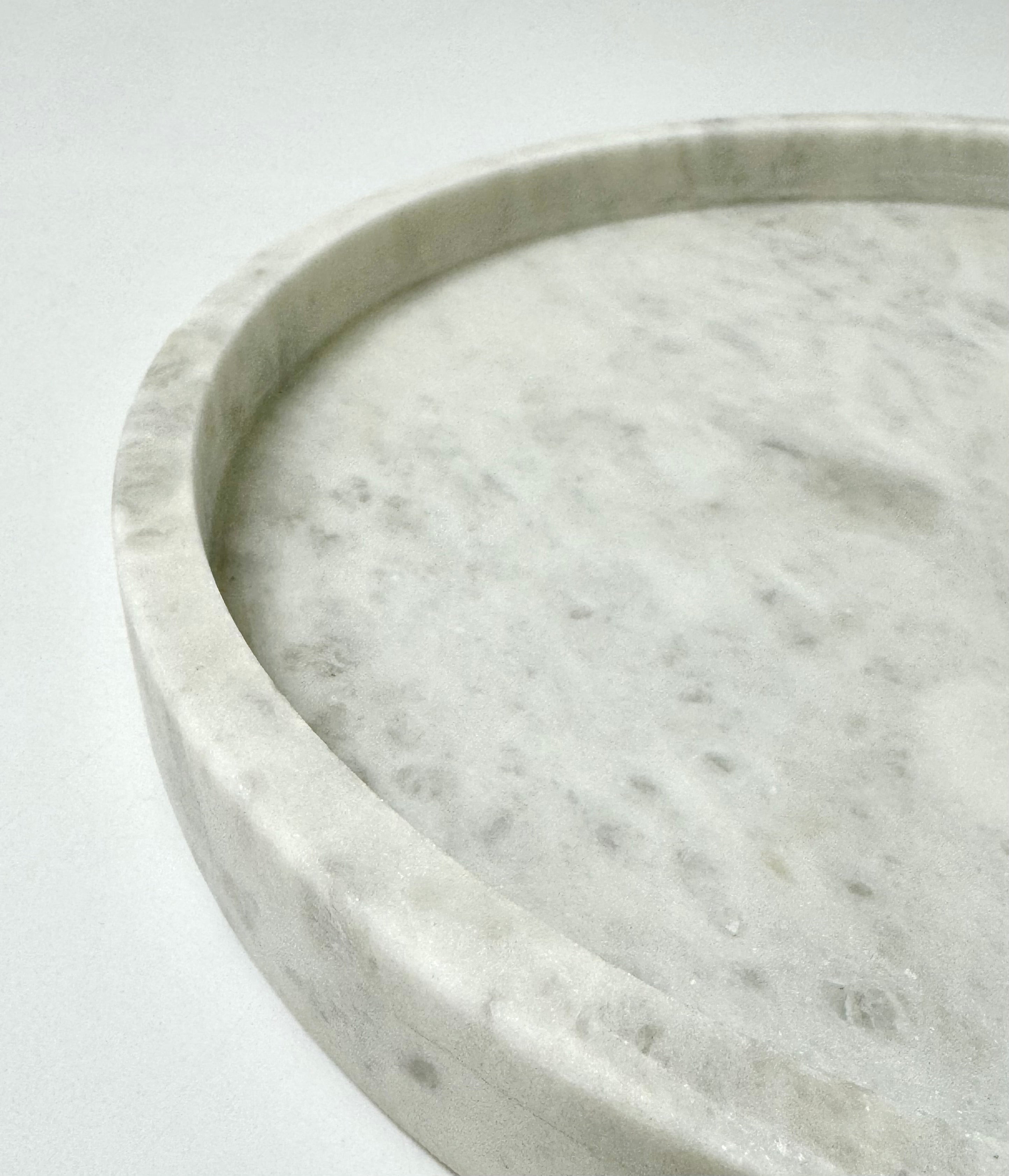 White Marble 10" Tray