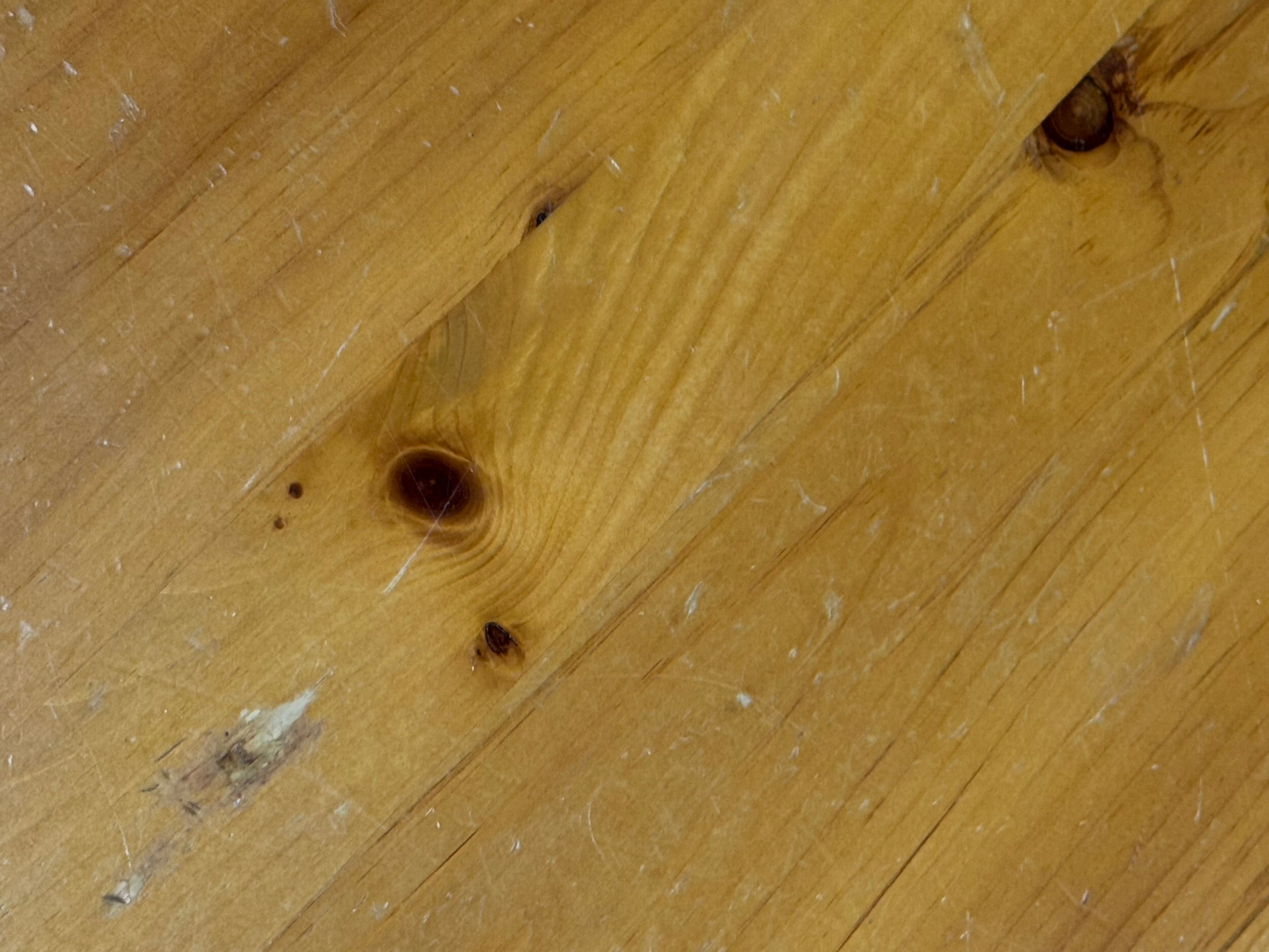 Solid Pine Harvest Table and 6 Chairs