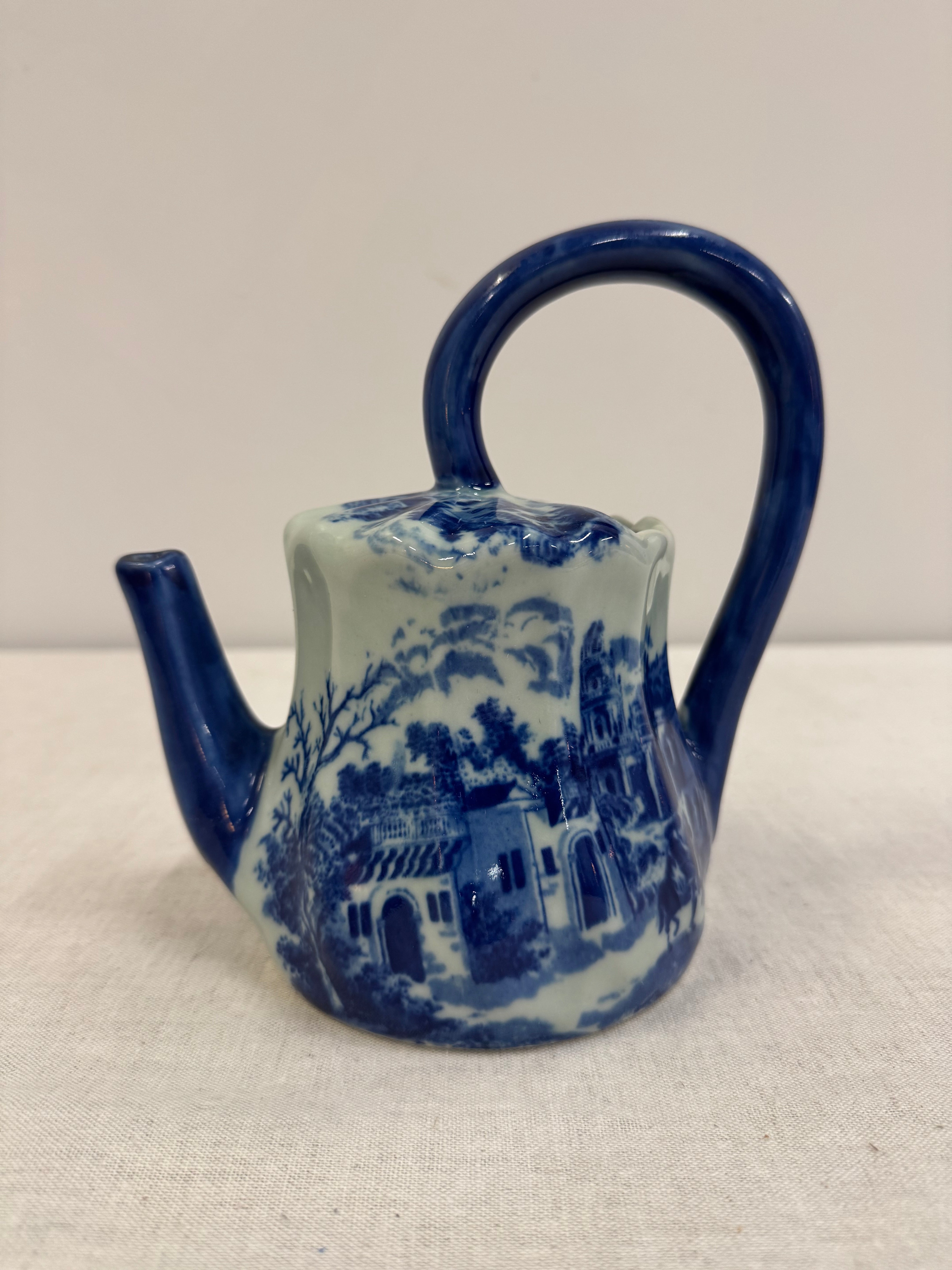 Vintage Victoriaware Blue Ironstone Pitcher