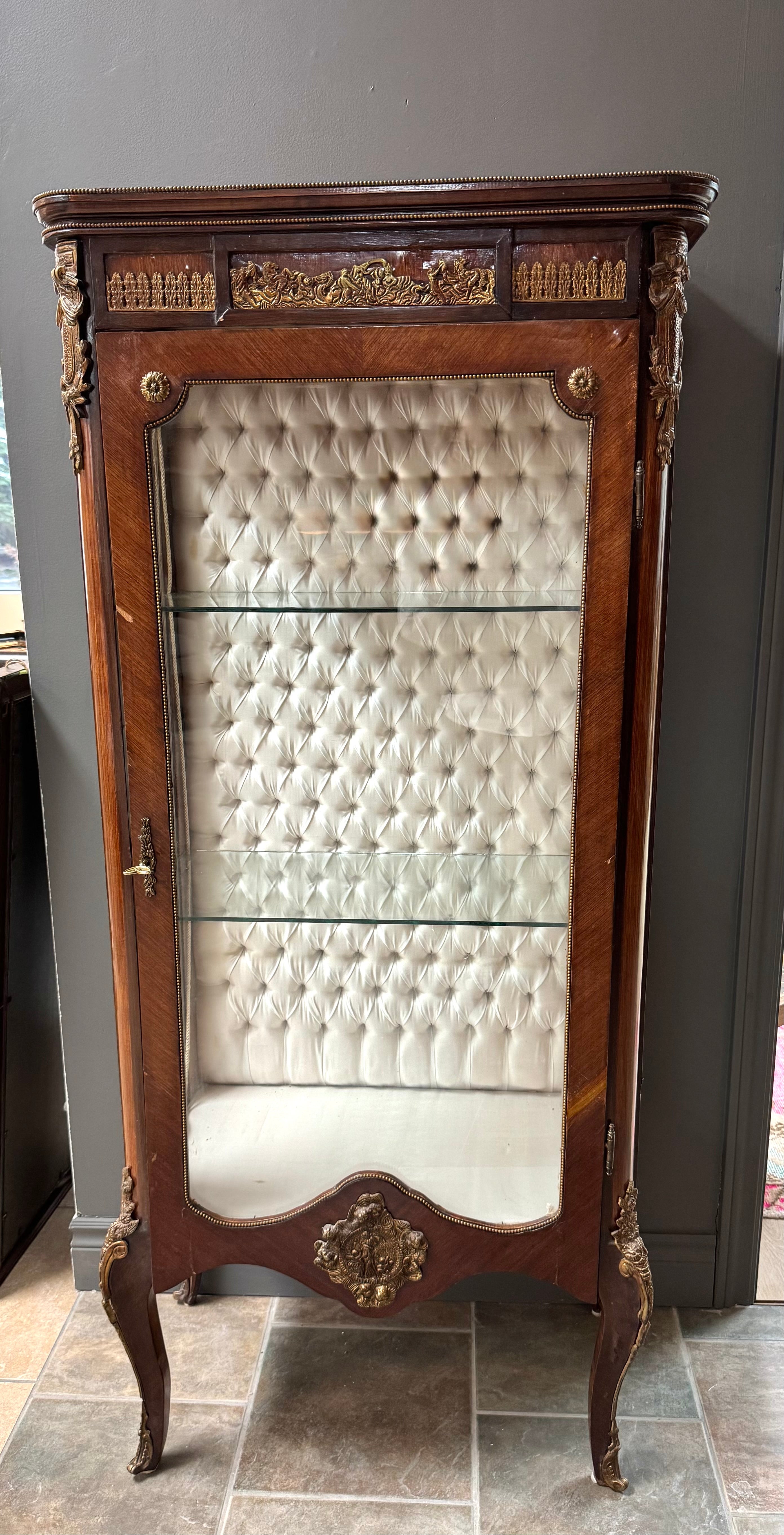 Antique Louis XV Style Display Cabinet