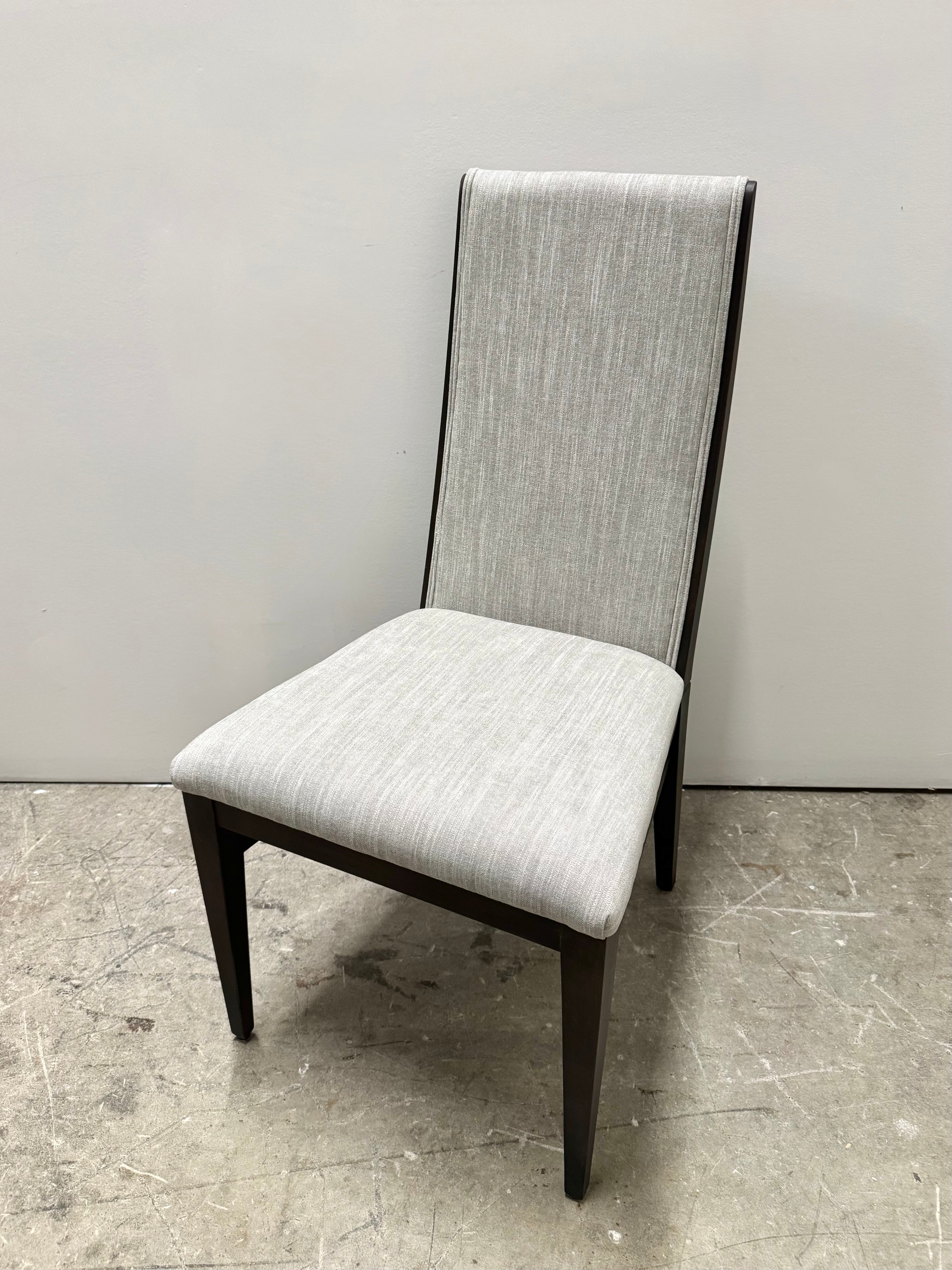NEW Transitional Silver Grey Dining Chairs Set of 4