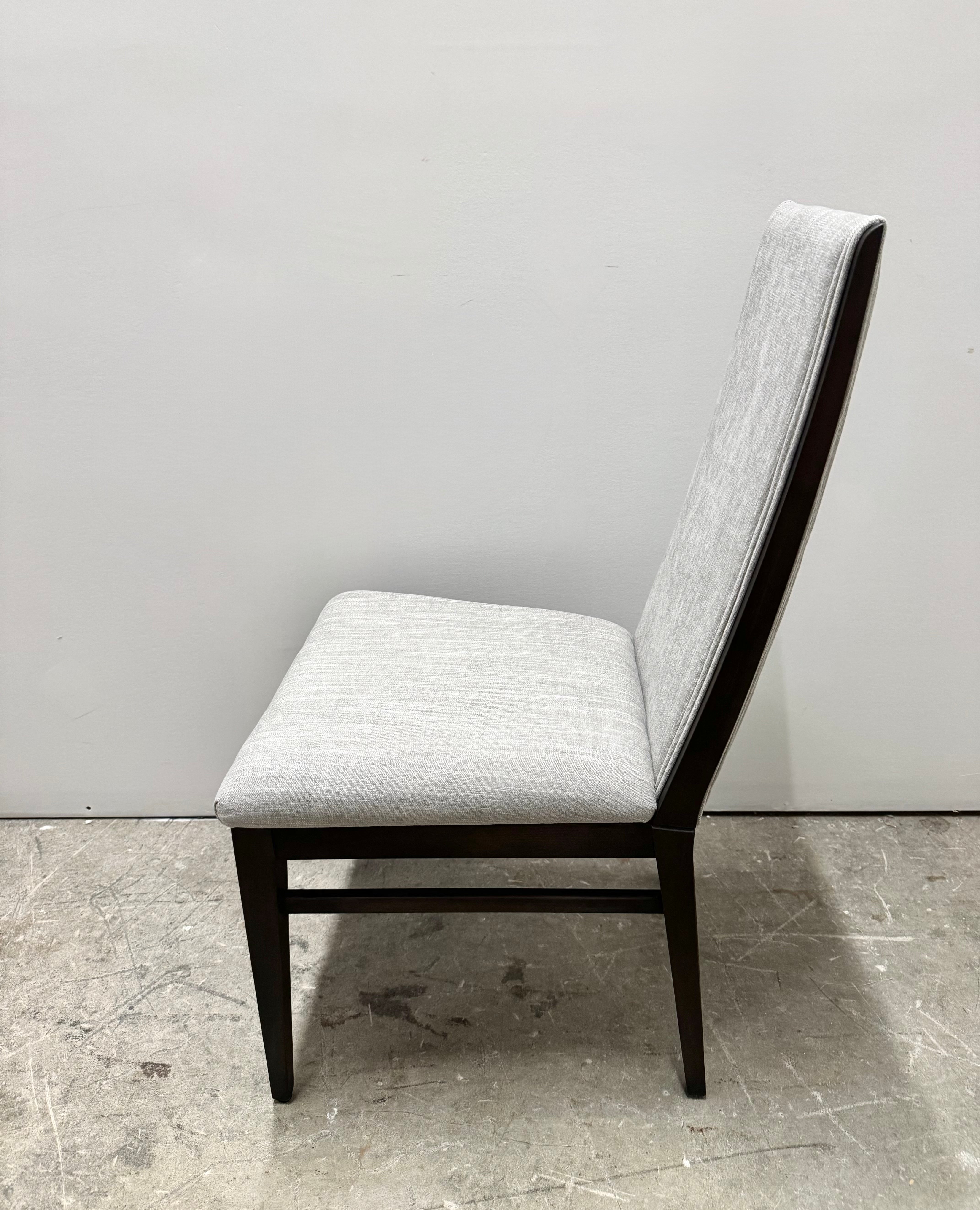 NEW Transitional Silver Grey Dining Chairs Set of 4