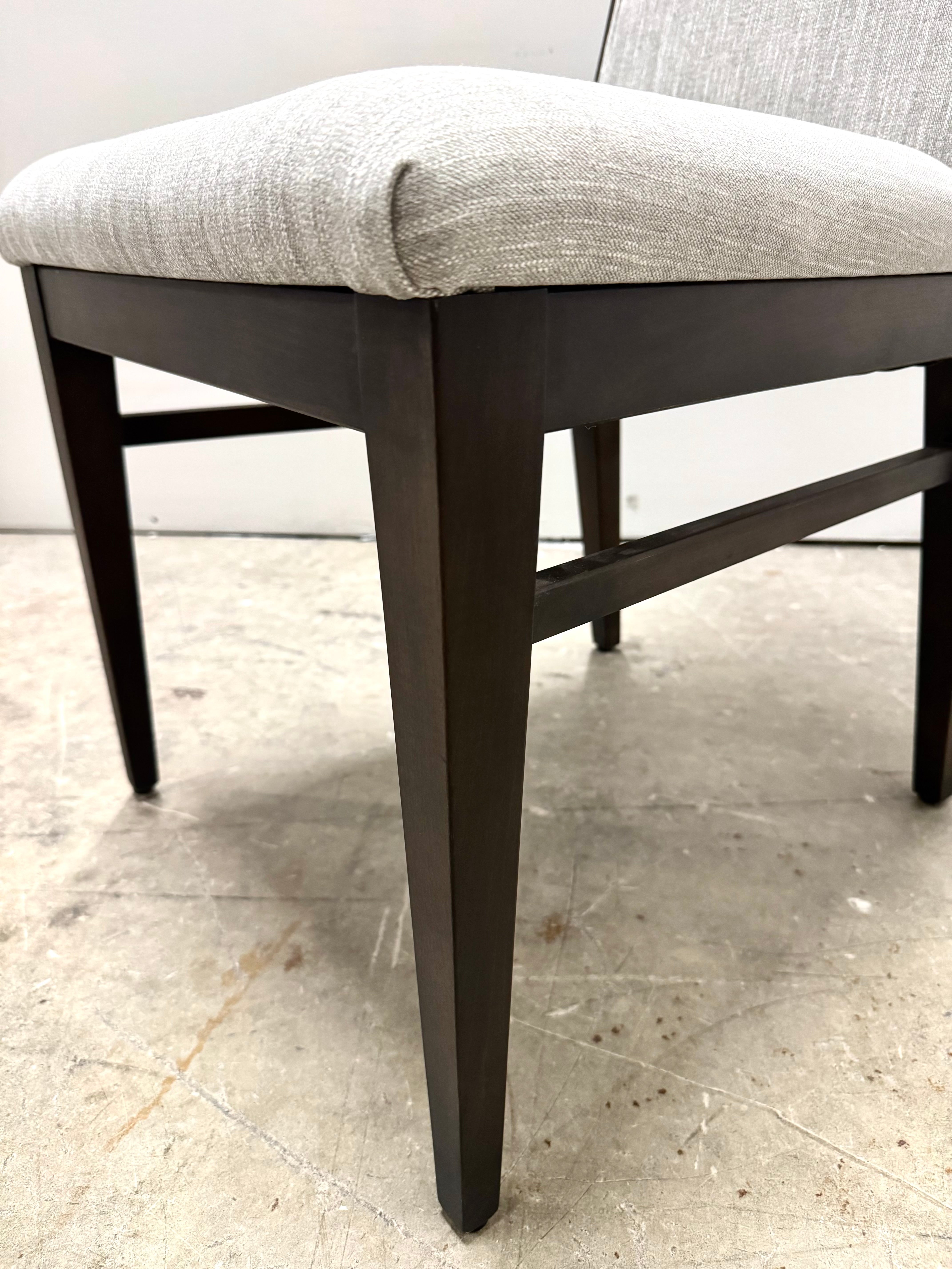 NEW Transitional Silver Grey Dining Chairs Set of 4