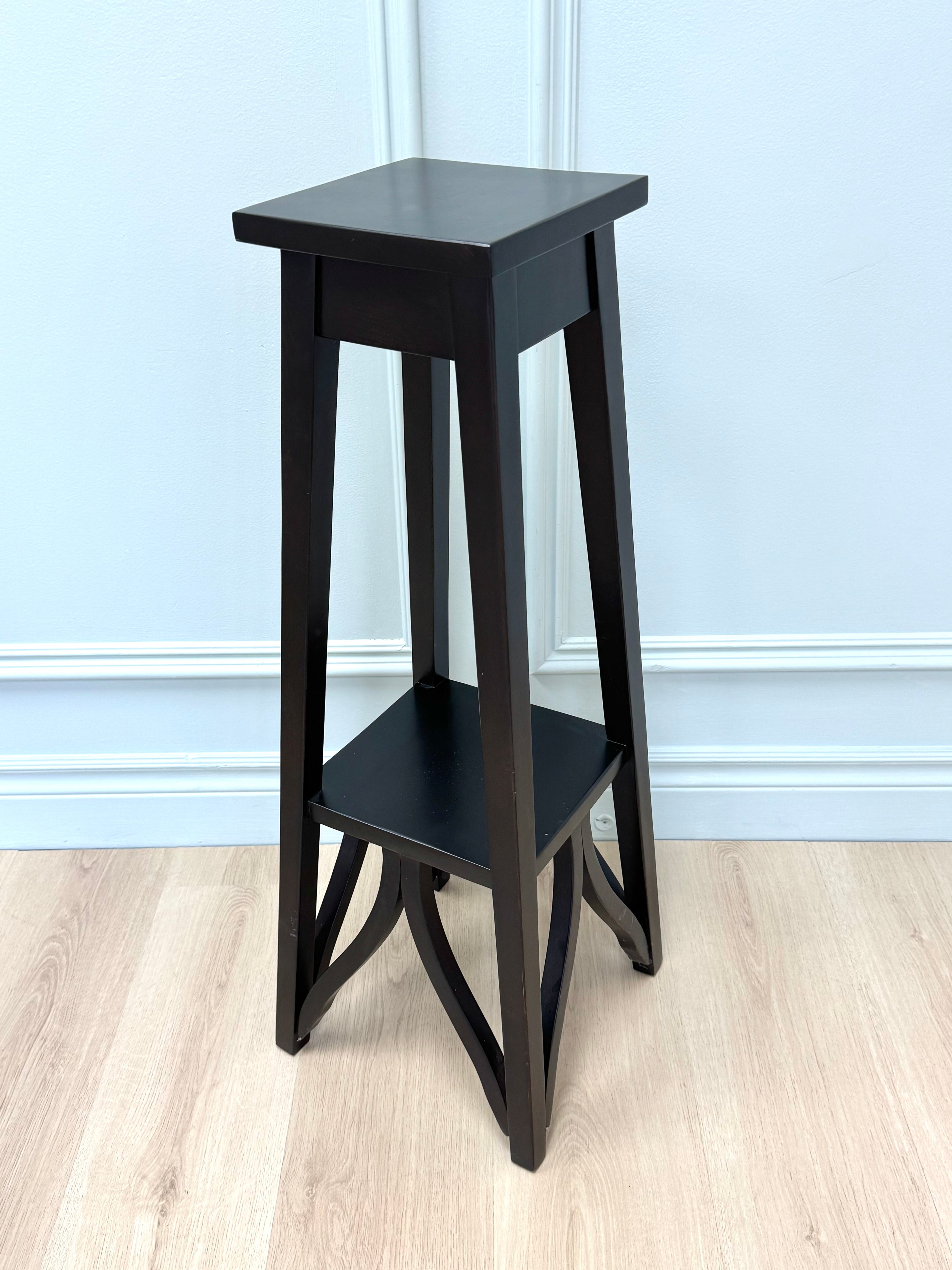 NEW Espresso Wood Accent Table