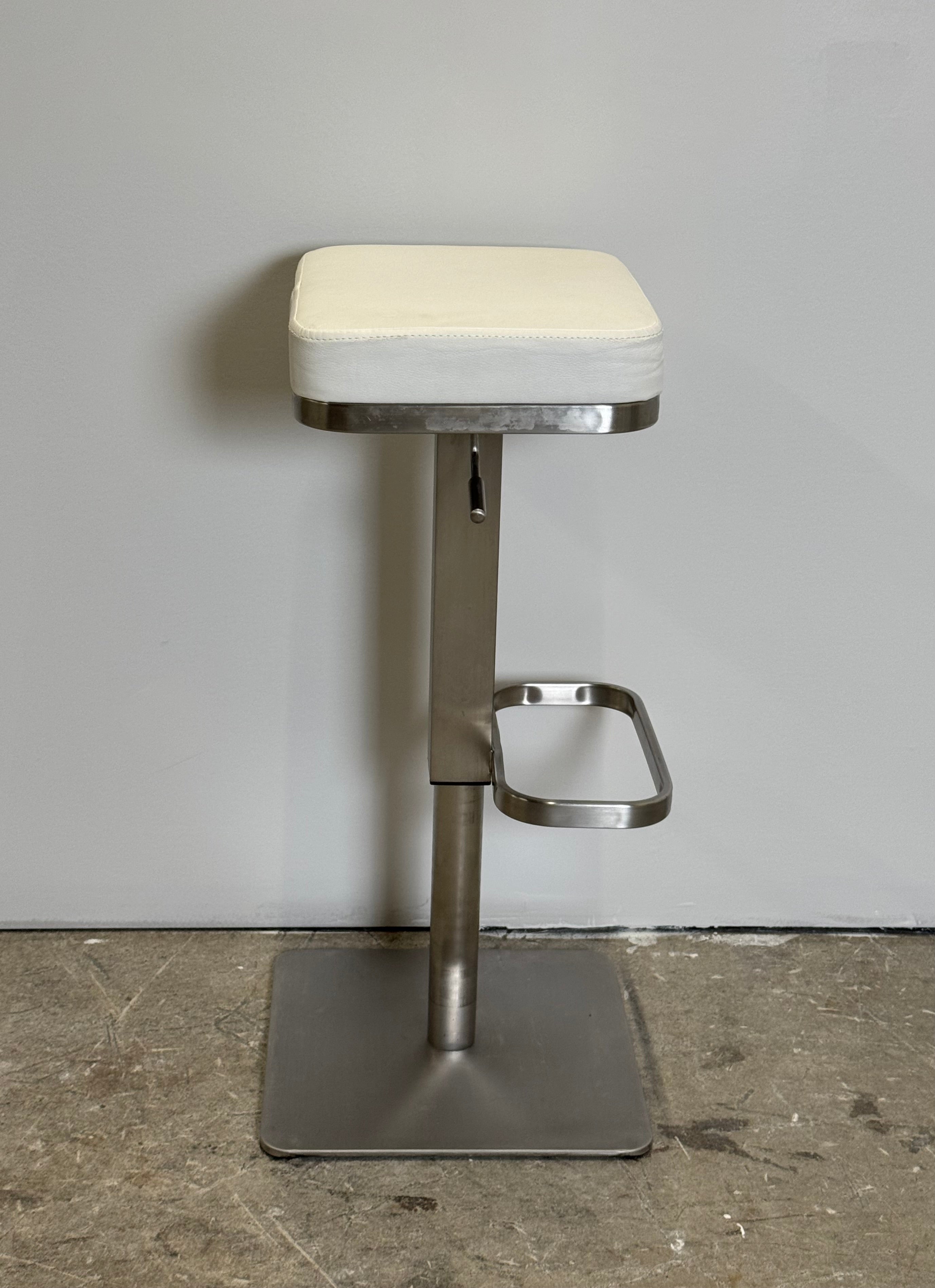 Modern Steel Adjustable Stool