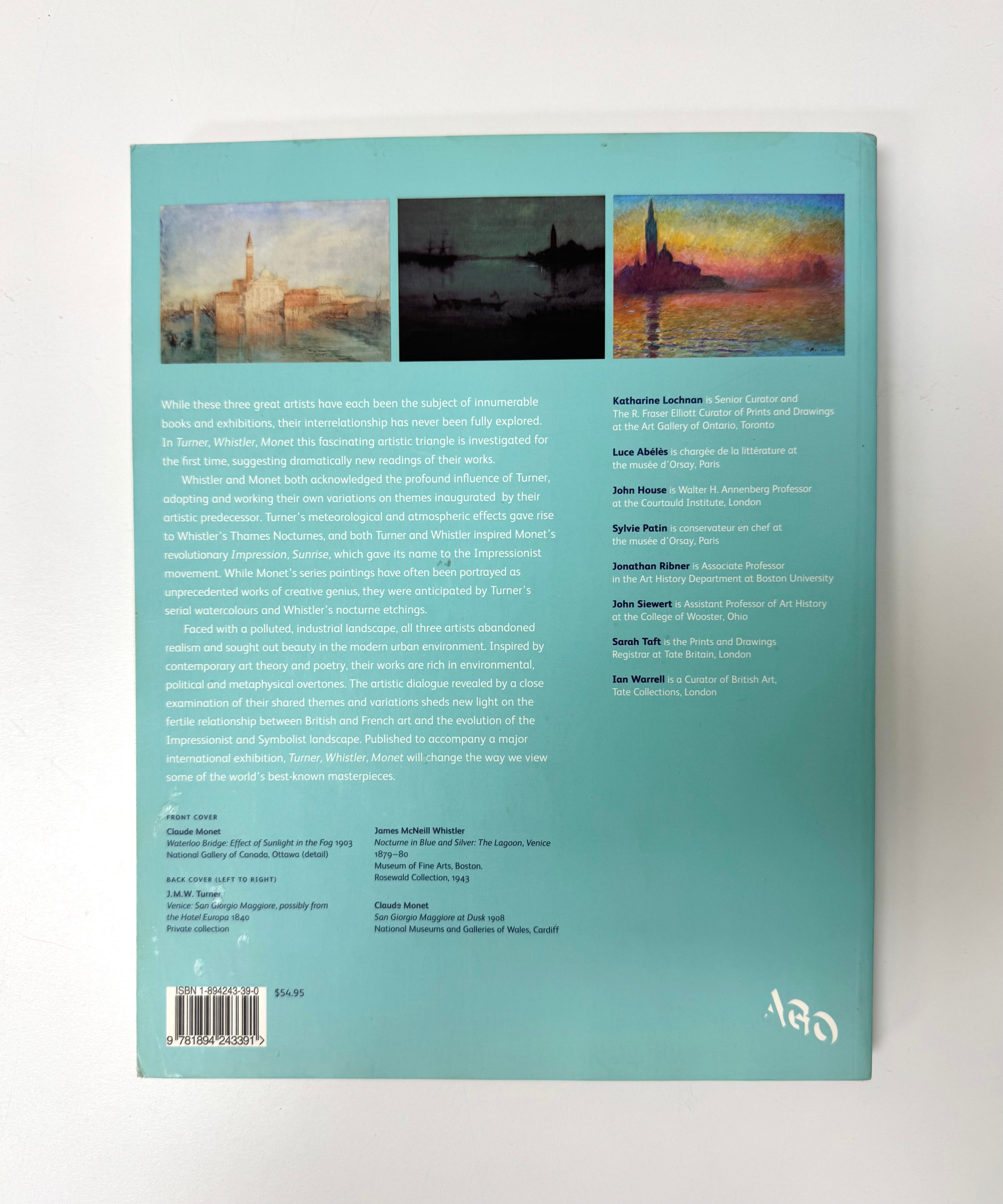 'Turner Whistler Monet' Softcover