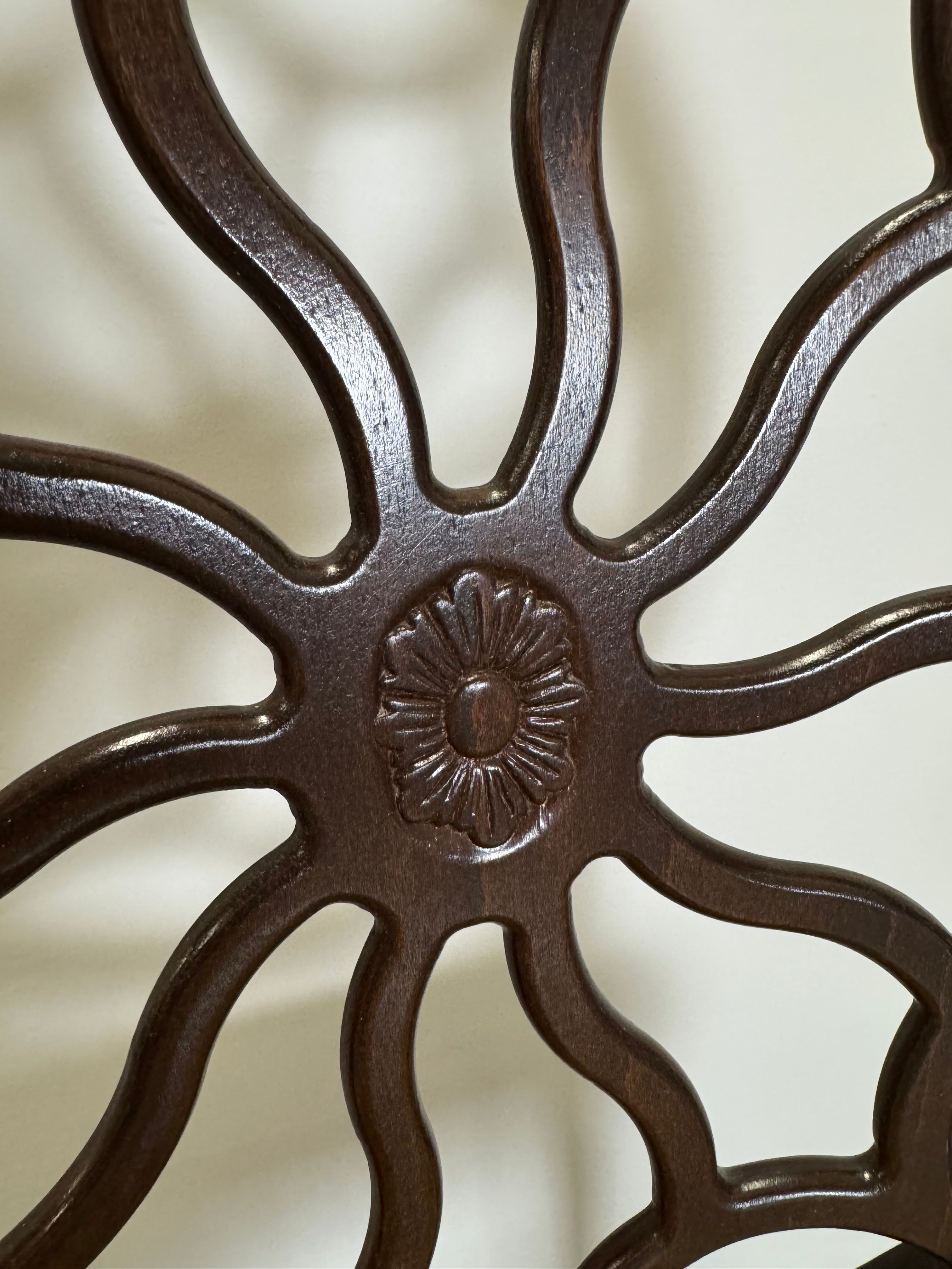 Tan Ostrich Leather Spider Back Bar Stools Set of 3