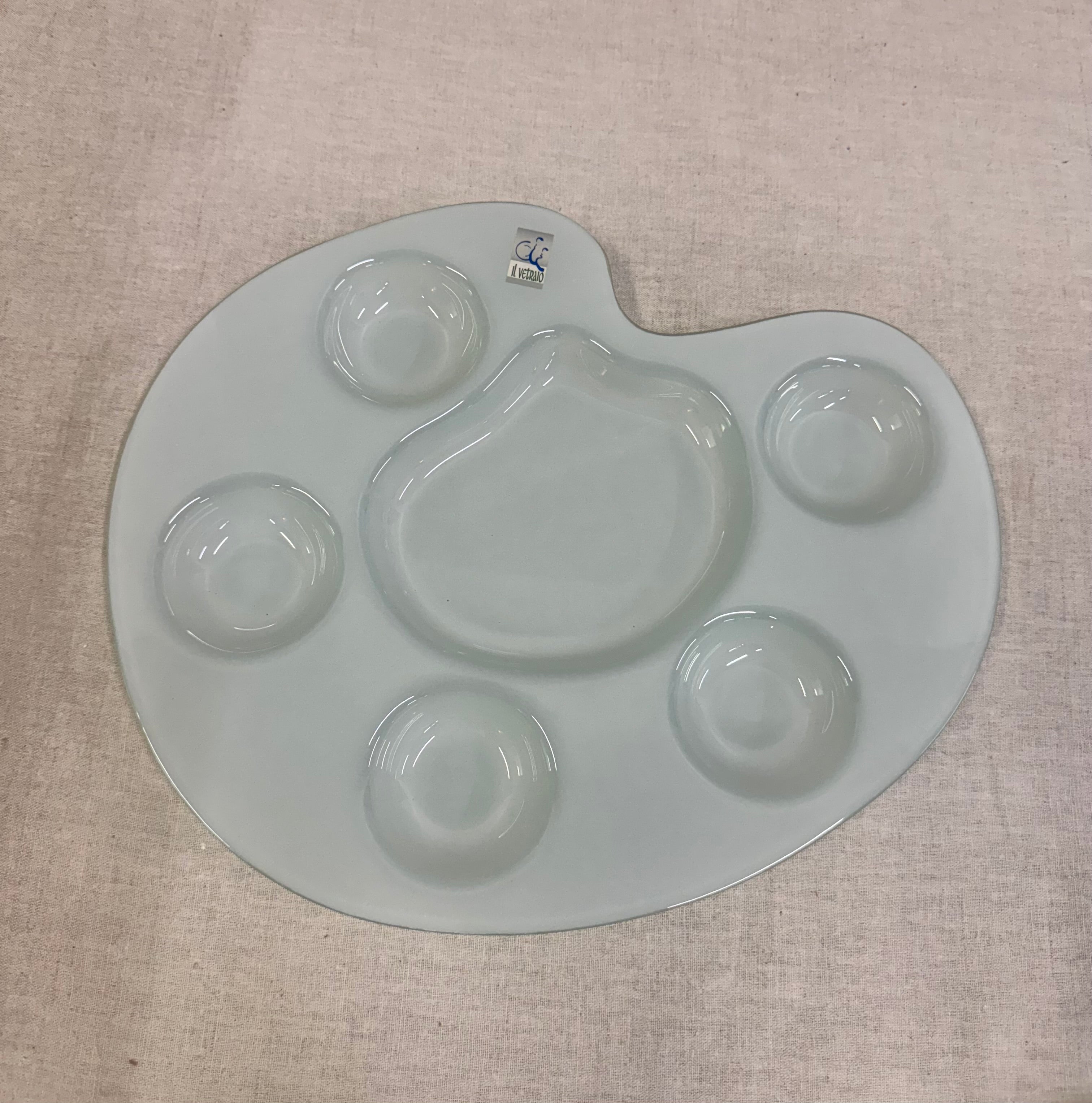 IL VETRAIO Artist's Palette Serving Platter