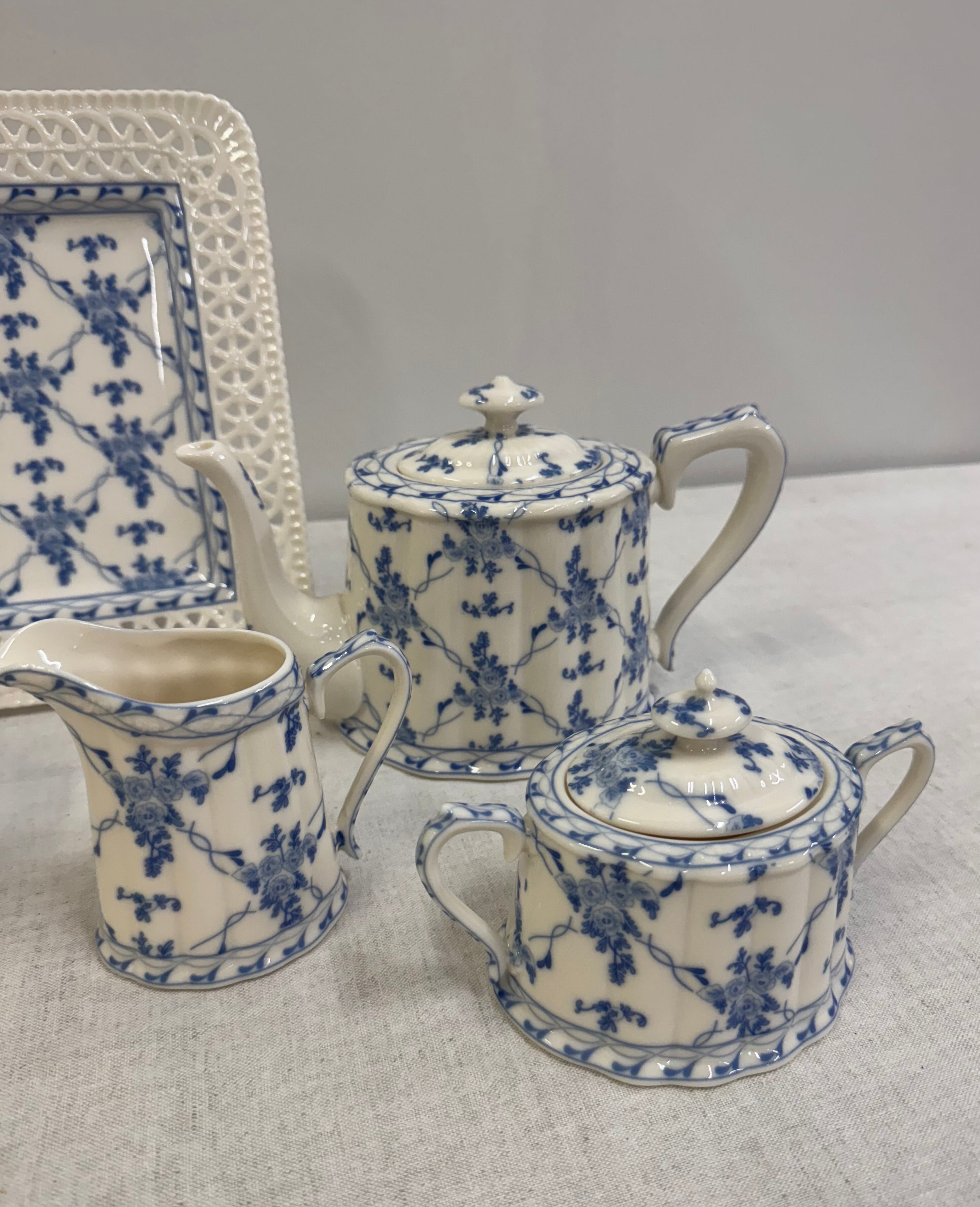 SKYE MCGHIE 'Rose Brocade' Tea Set (11 pieces)