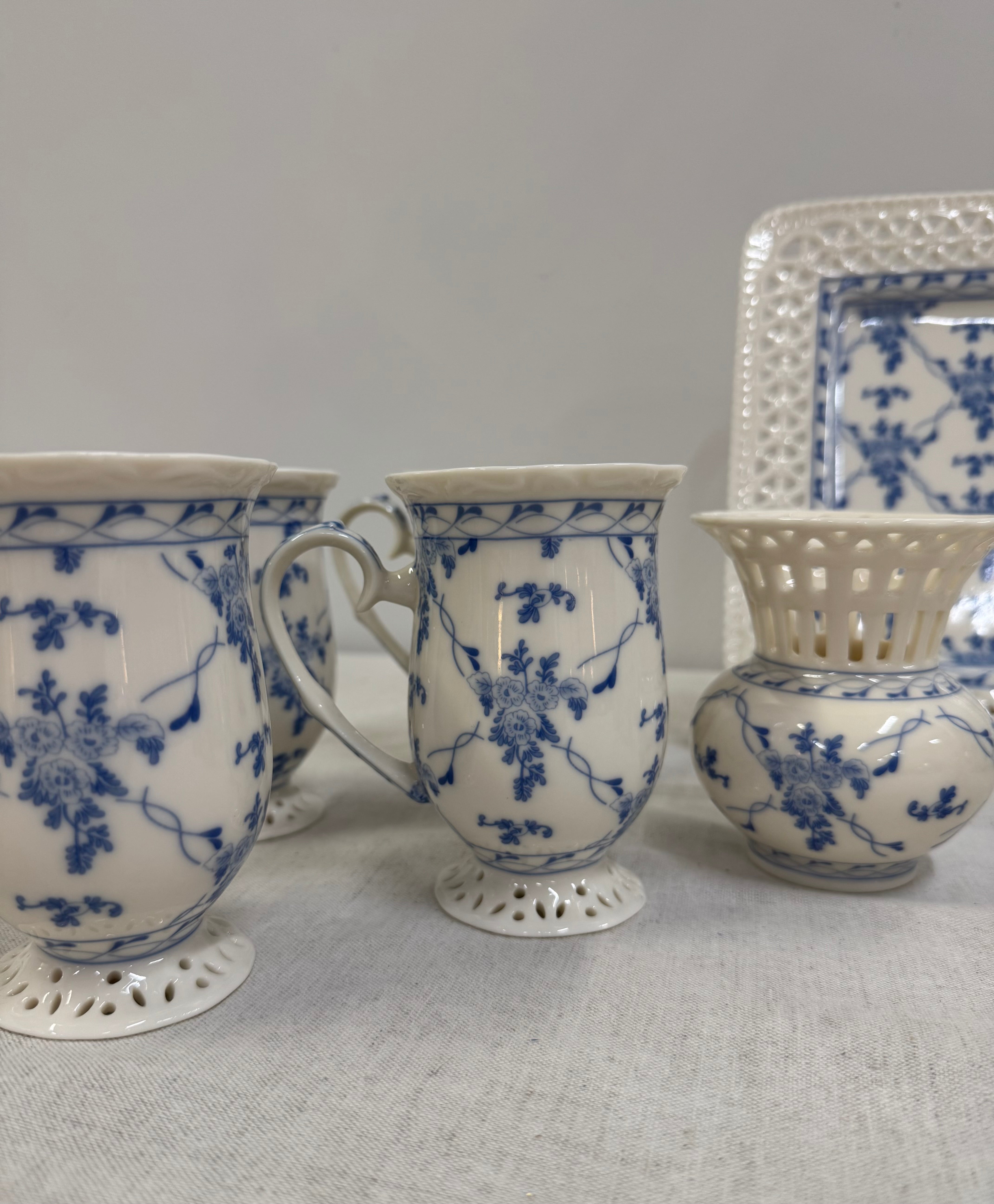 SKYE MCGHIE 'Rose Brocade' Tea Set (11 pieces)