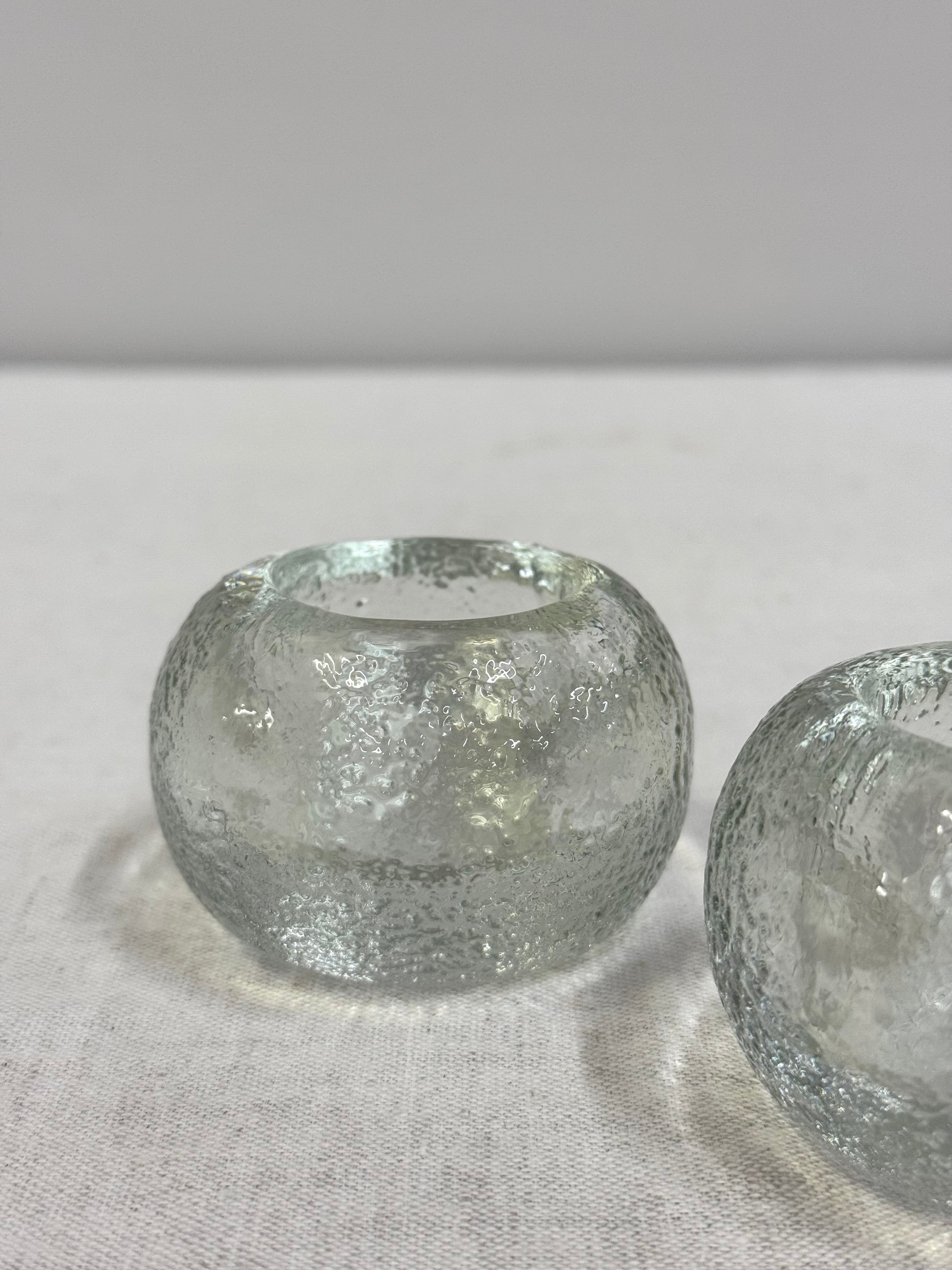 Snowball Votive Holders Set of 2