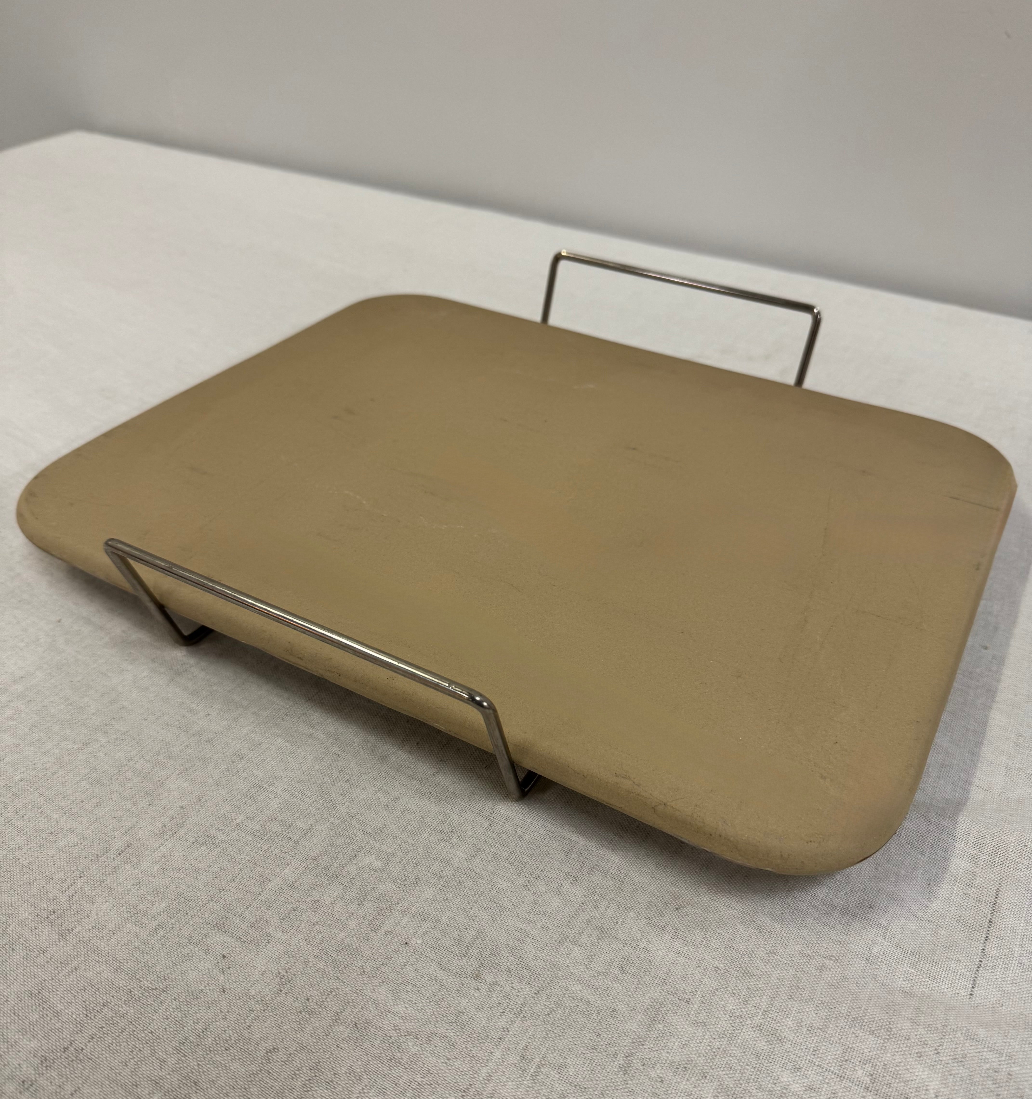 PAMPERED CHEF 15-1/4" Stoneware Baking Sheet with Server