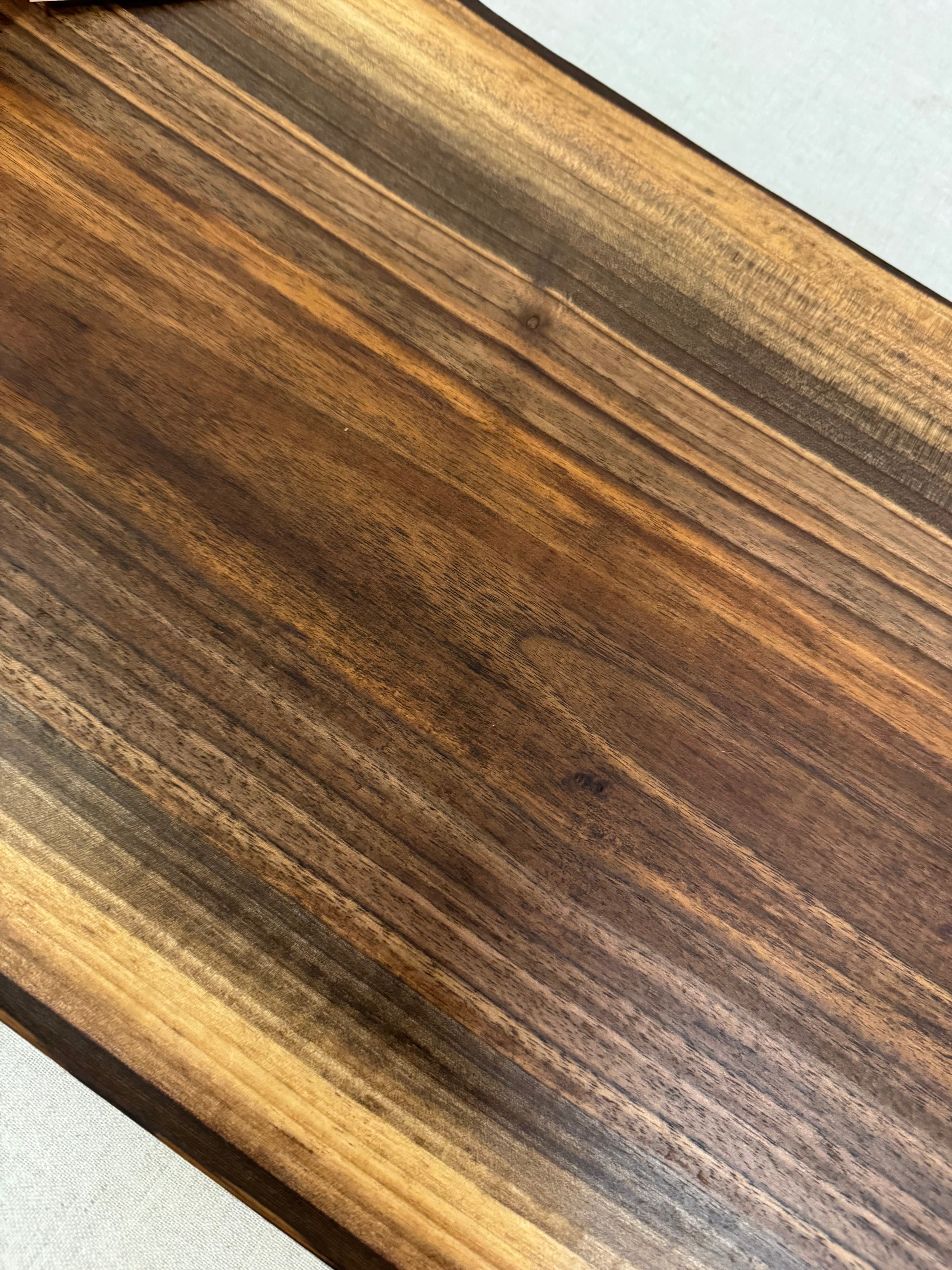 NEW! Solid Walnut Live Edge Charcuterie Board