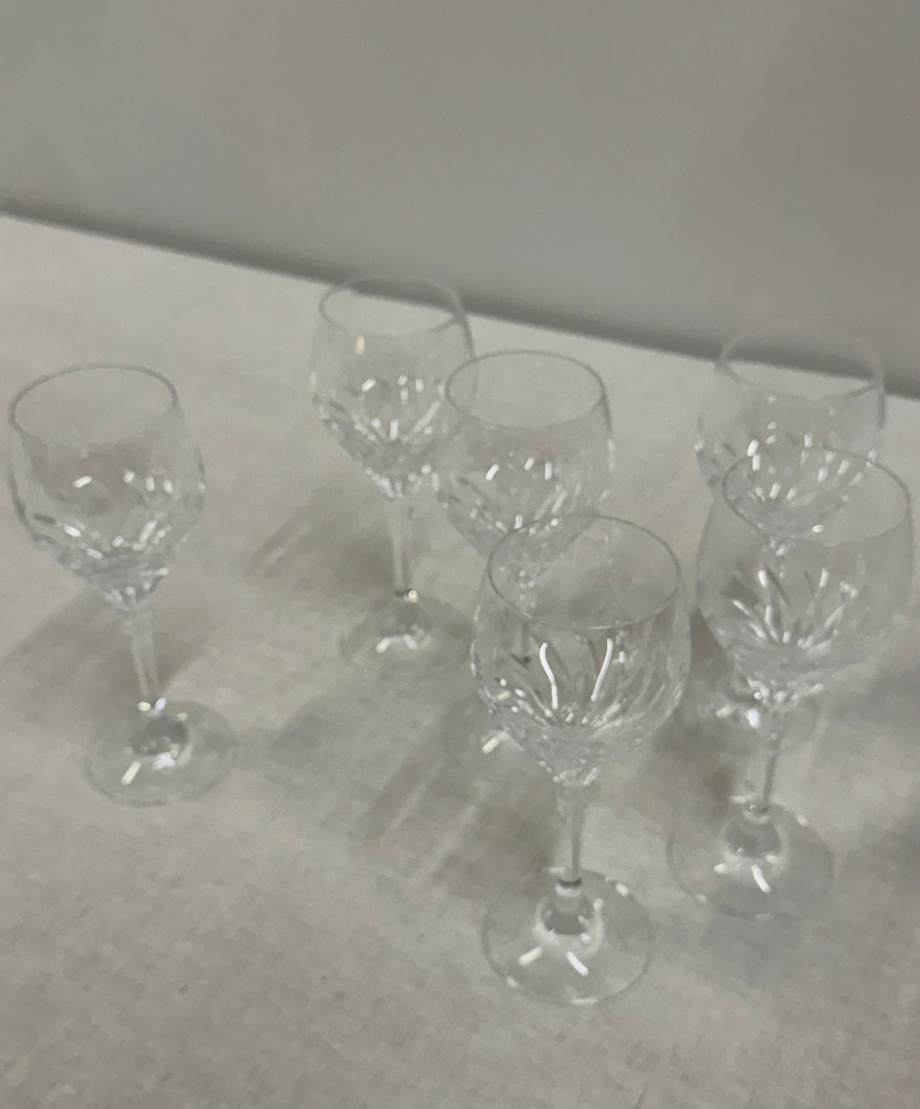 SCHOTT-ZWIESEL 'Carousel' Crystal Burgundy Glasses Set of 6