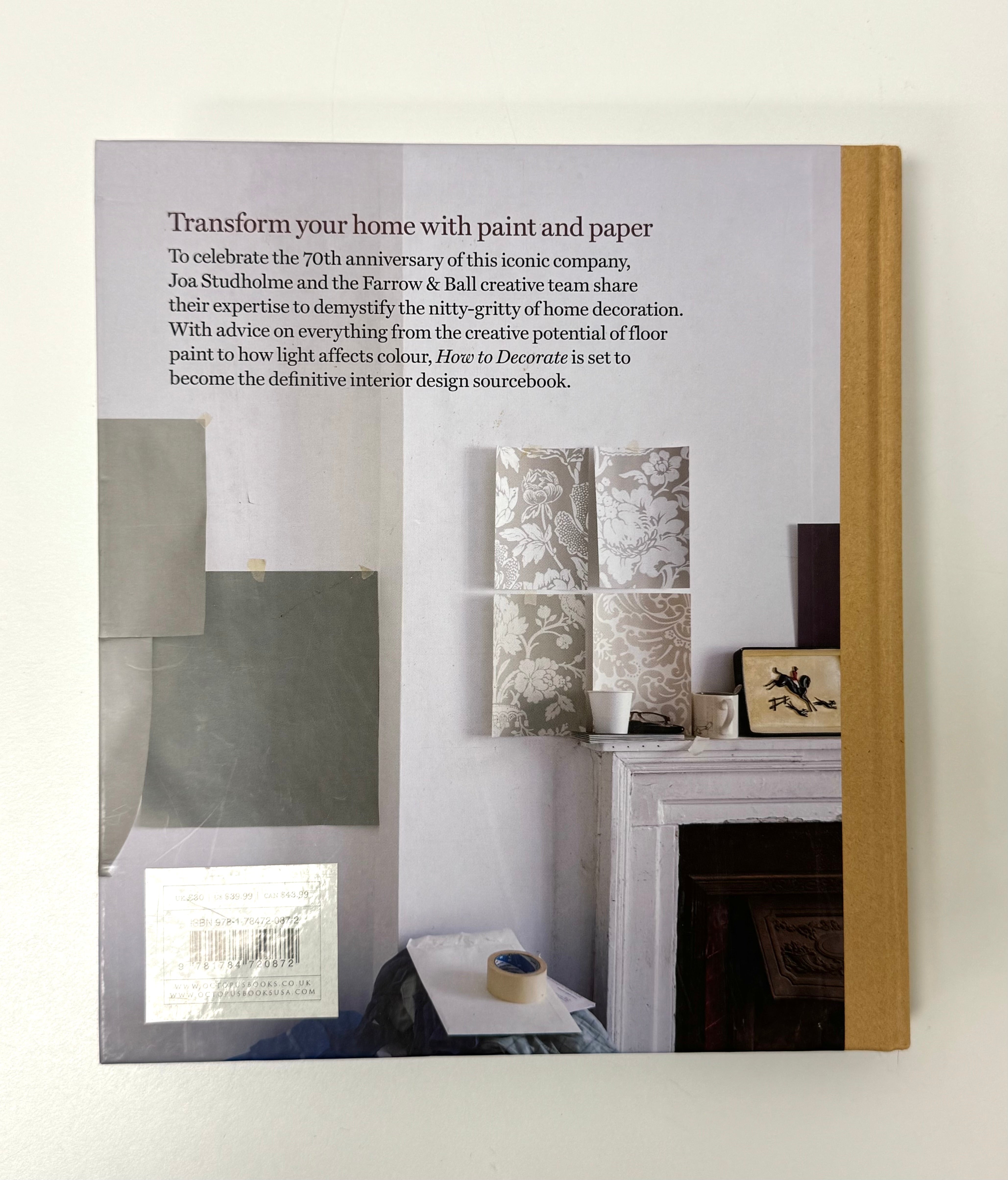 'Farrow & Ball How to Decorate' Hardcover