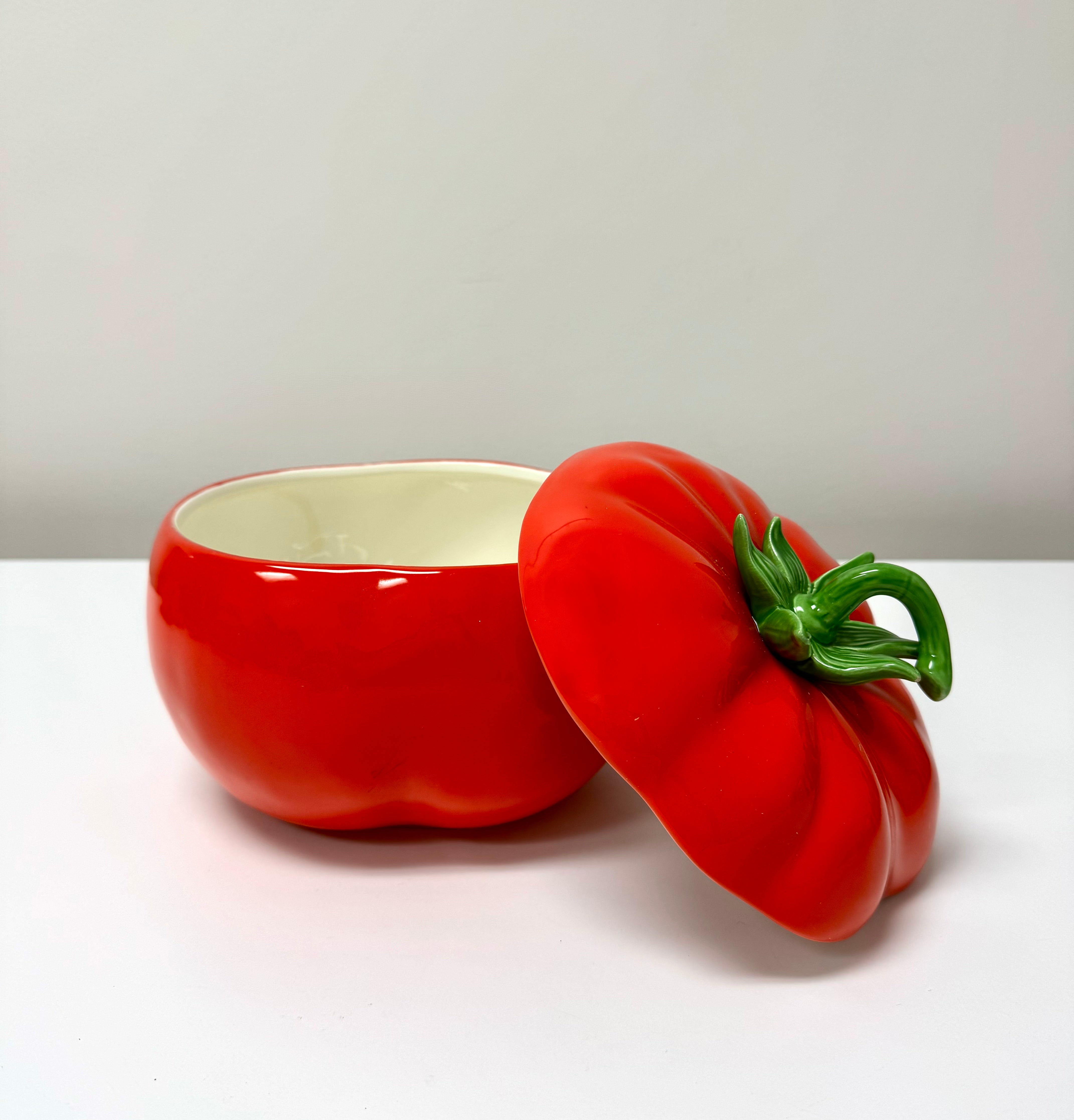 Vintage Tomato Lidded Jar