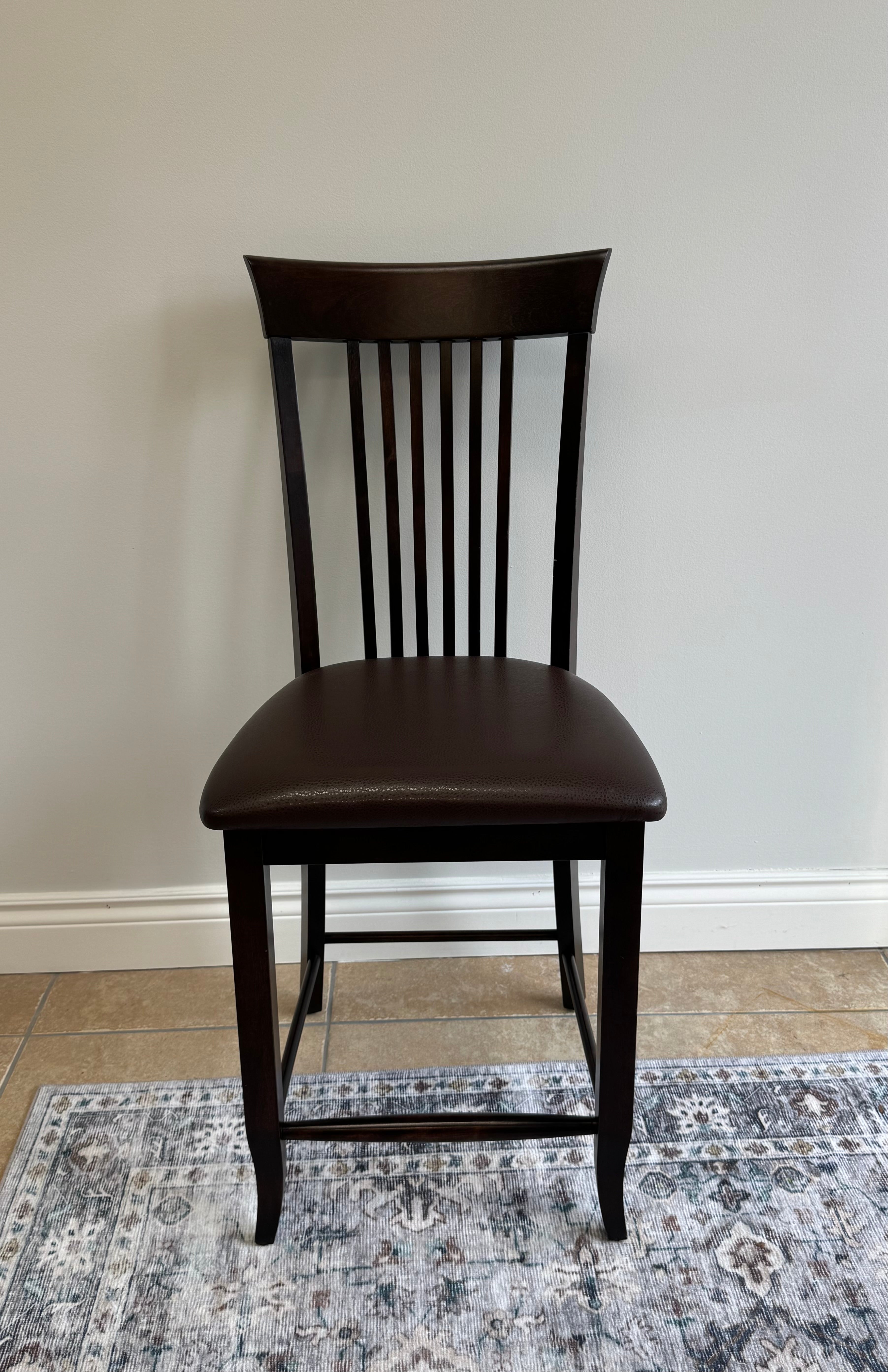 Ebony Counter-height Bistro Table & 4 Chairs