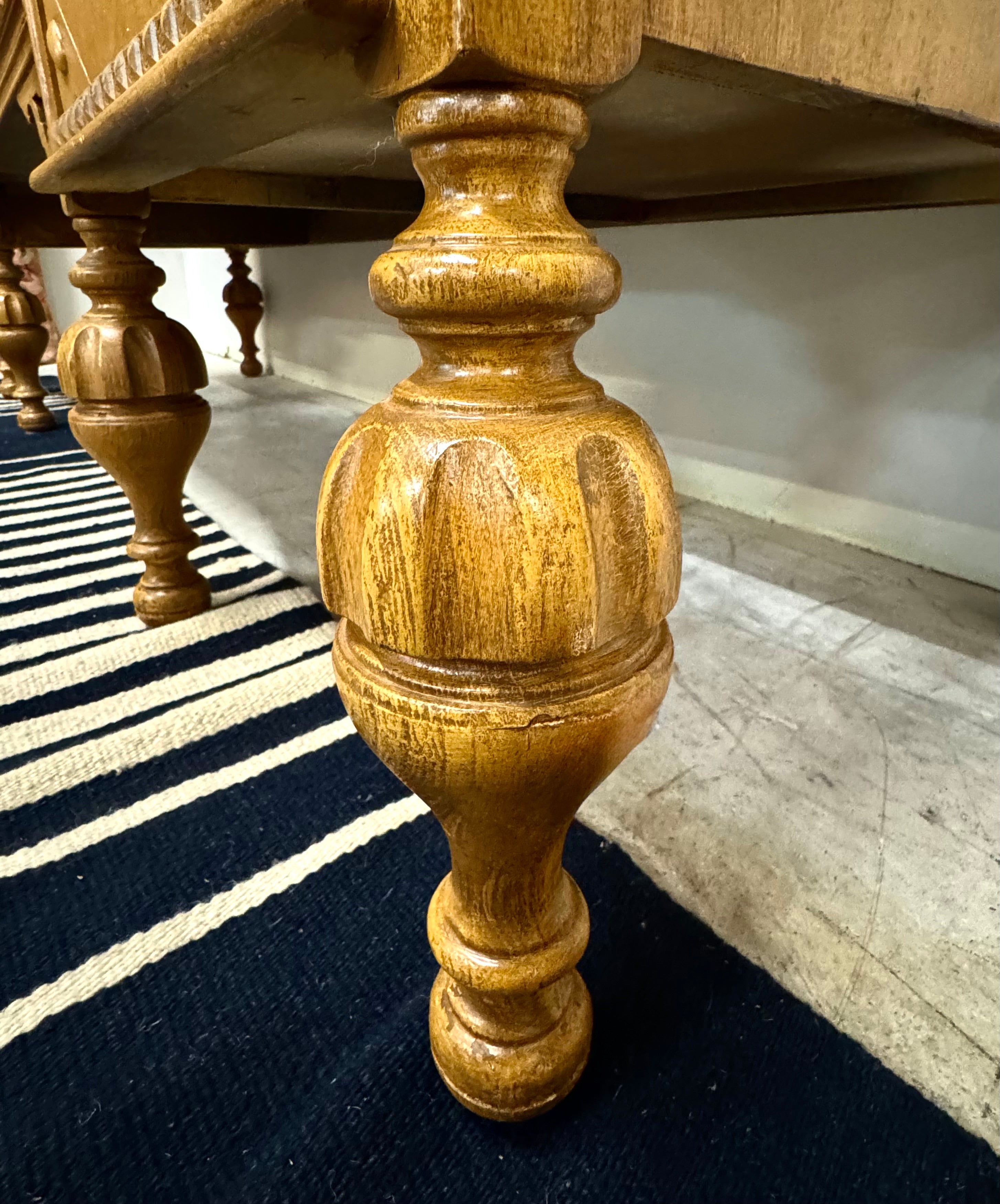 European Country Sideboard with Hutch