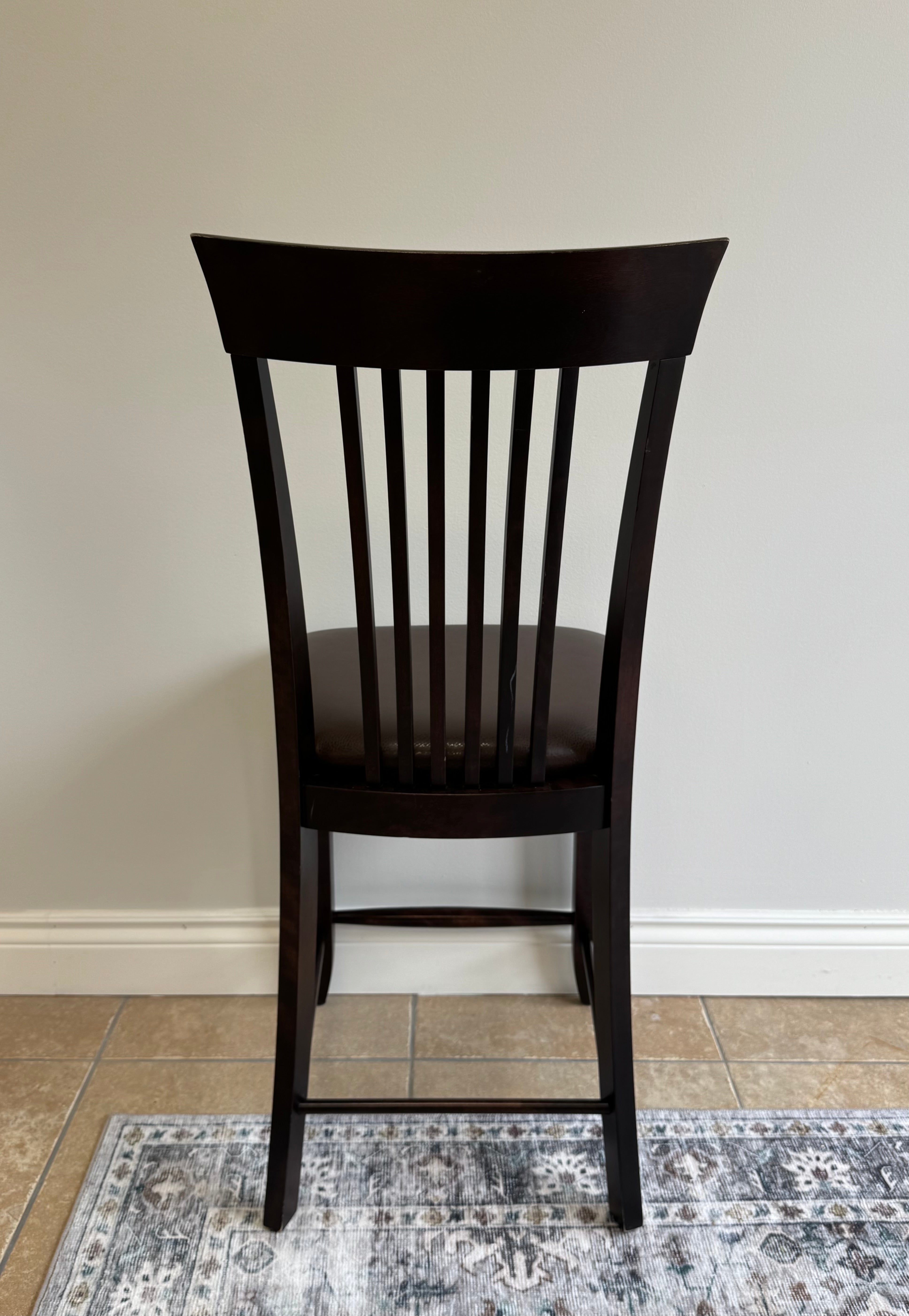 Ebony Counter-height Bistro Table & 4 Chairs