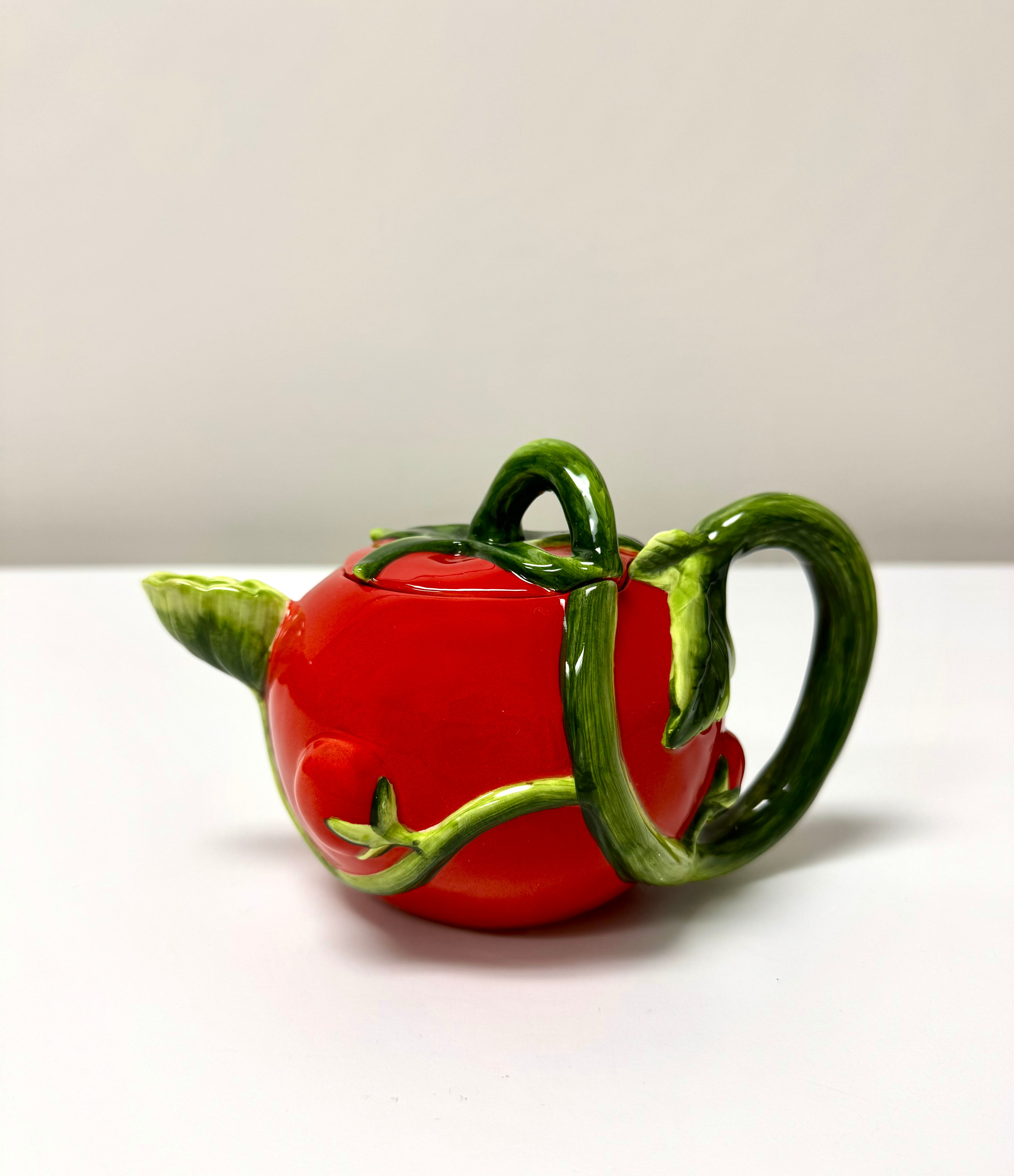'Tea Party' Small Tomato Teapot