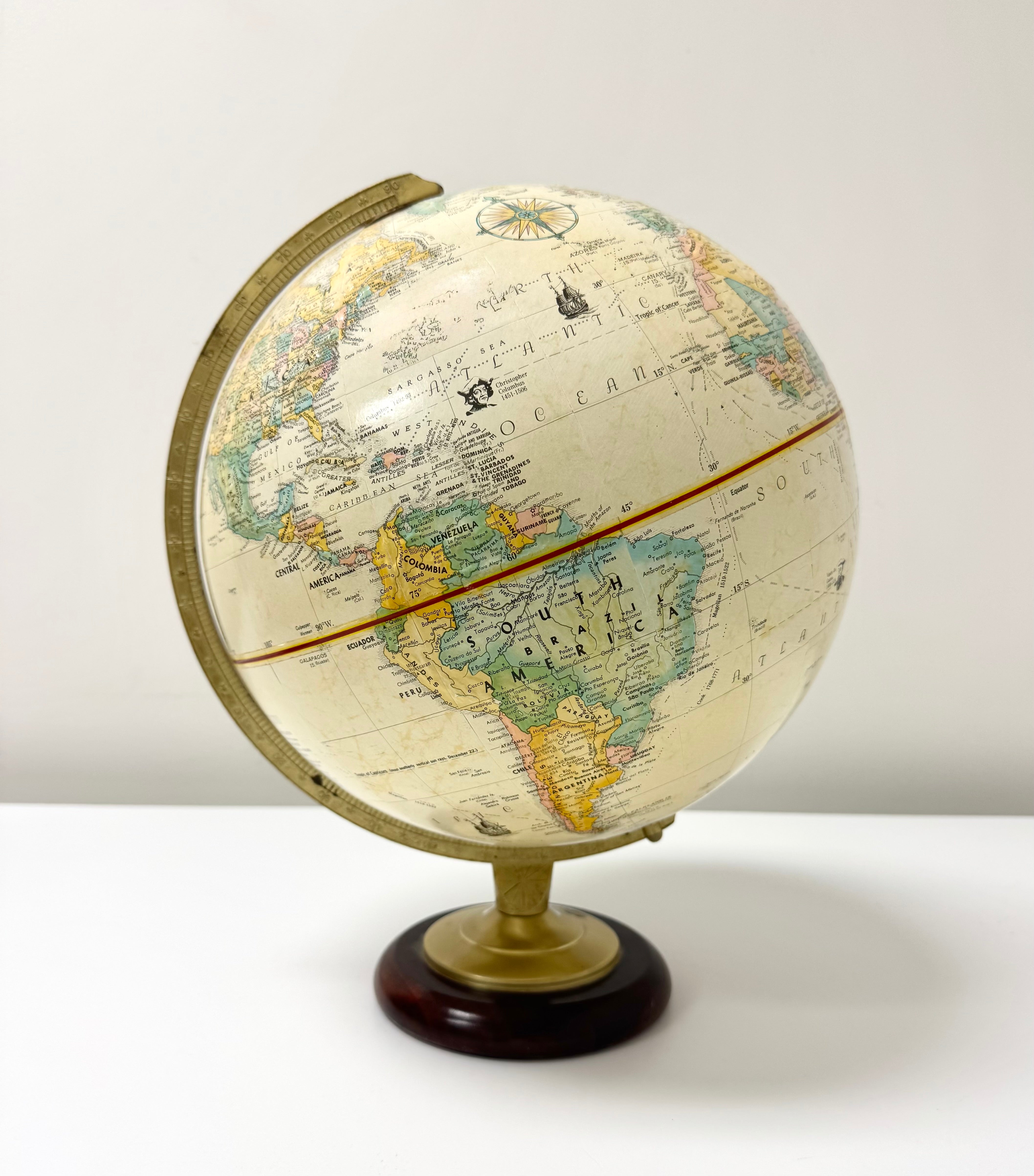Vintage Globemaster 12" Globe