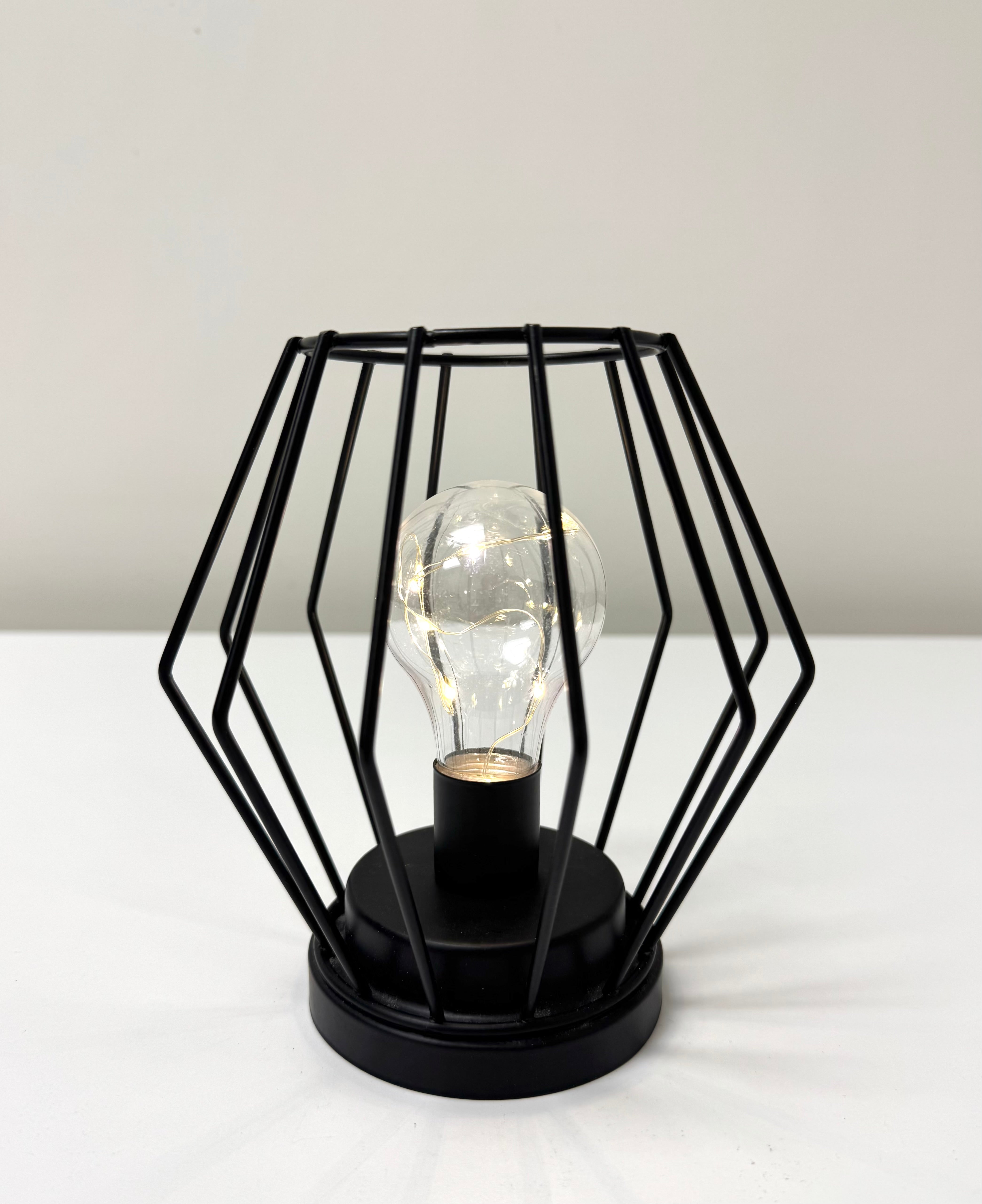 Metal Cage LED Lamp