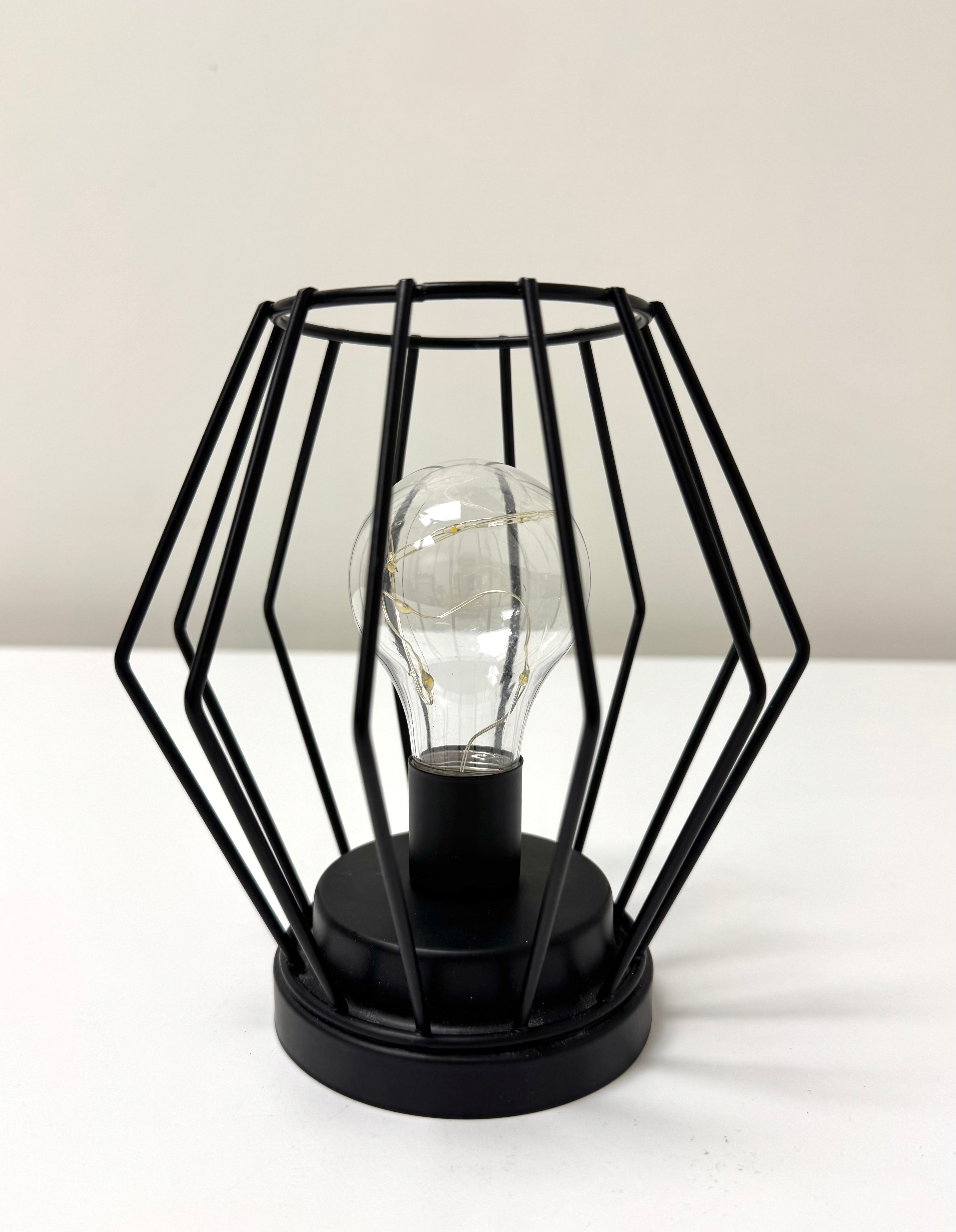 Metal Cage LED Lamp