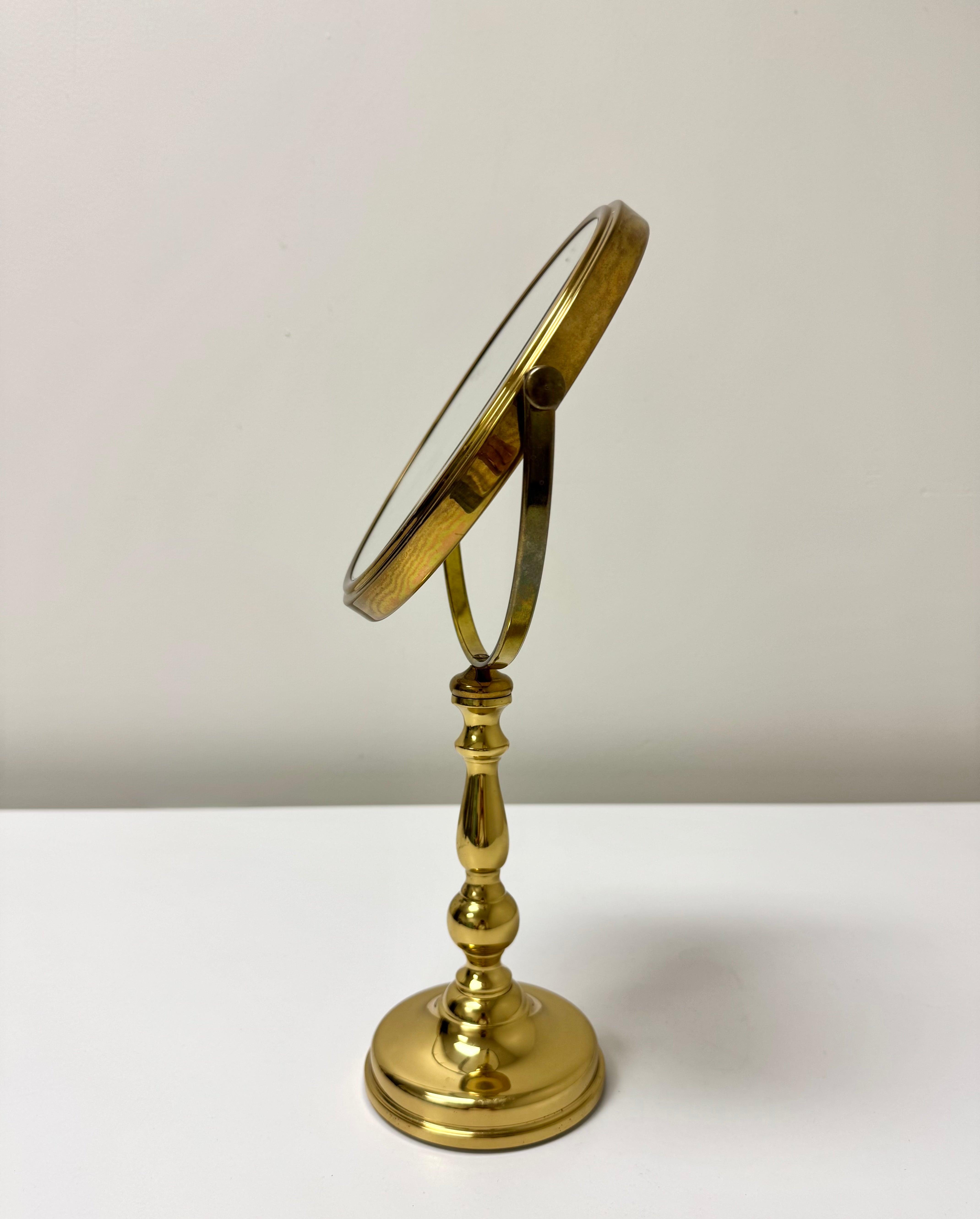 Polished Brass Vanity Mirror