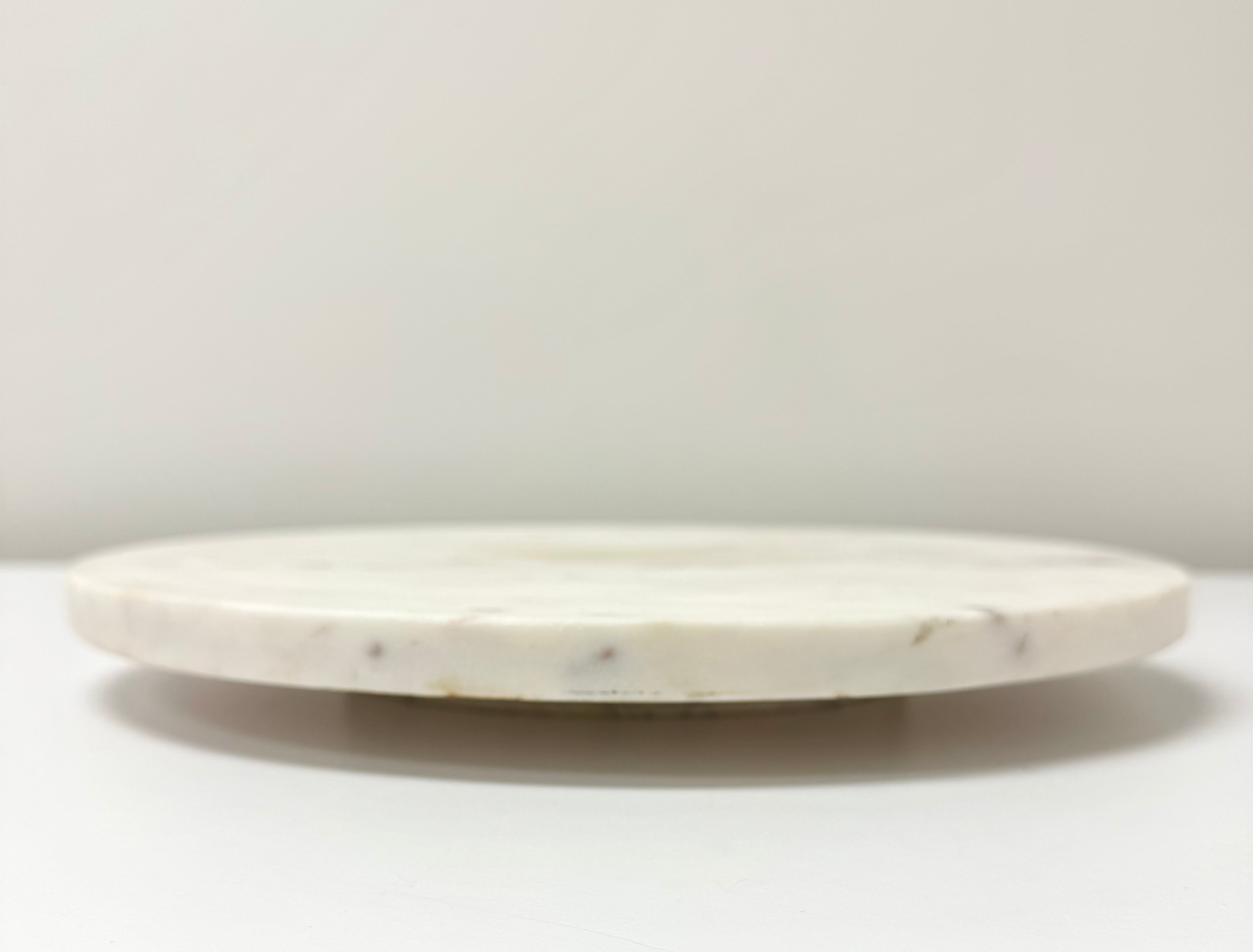 White Marble 14" Lazy Susan