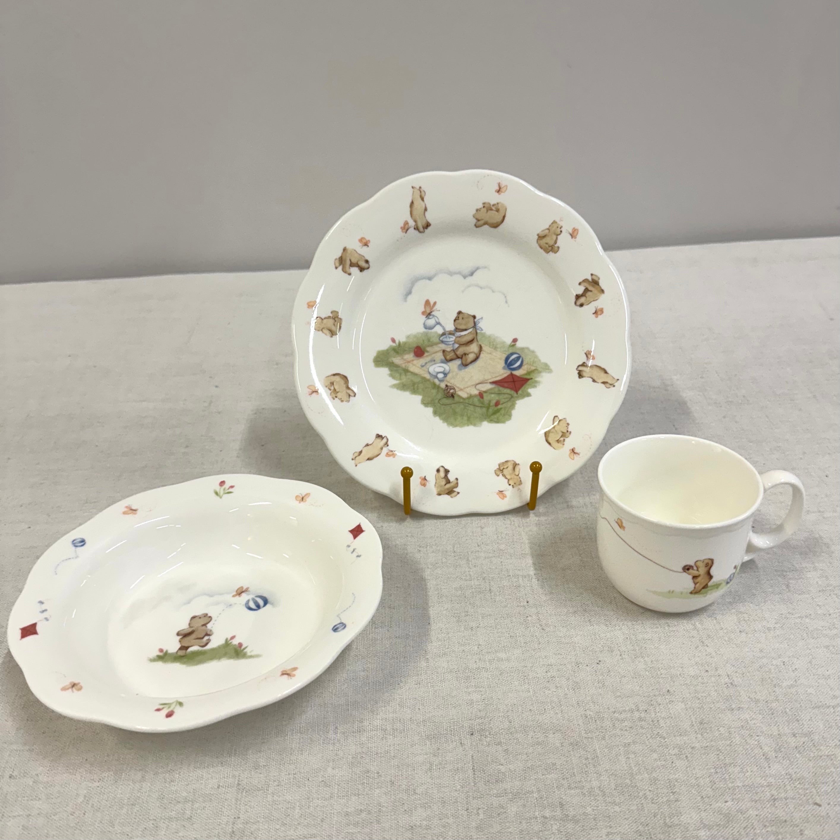 Vintage NORITAKE 'Baby Bear' Child's Lunch Set