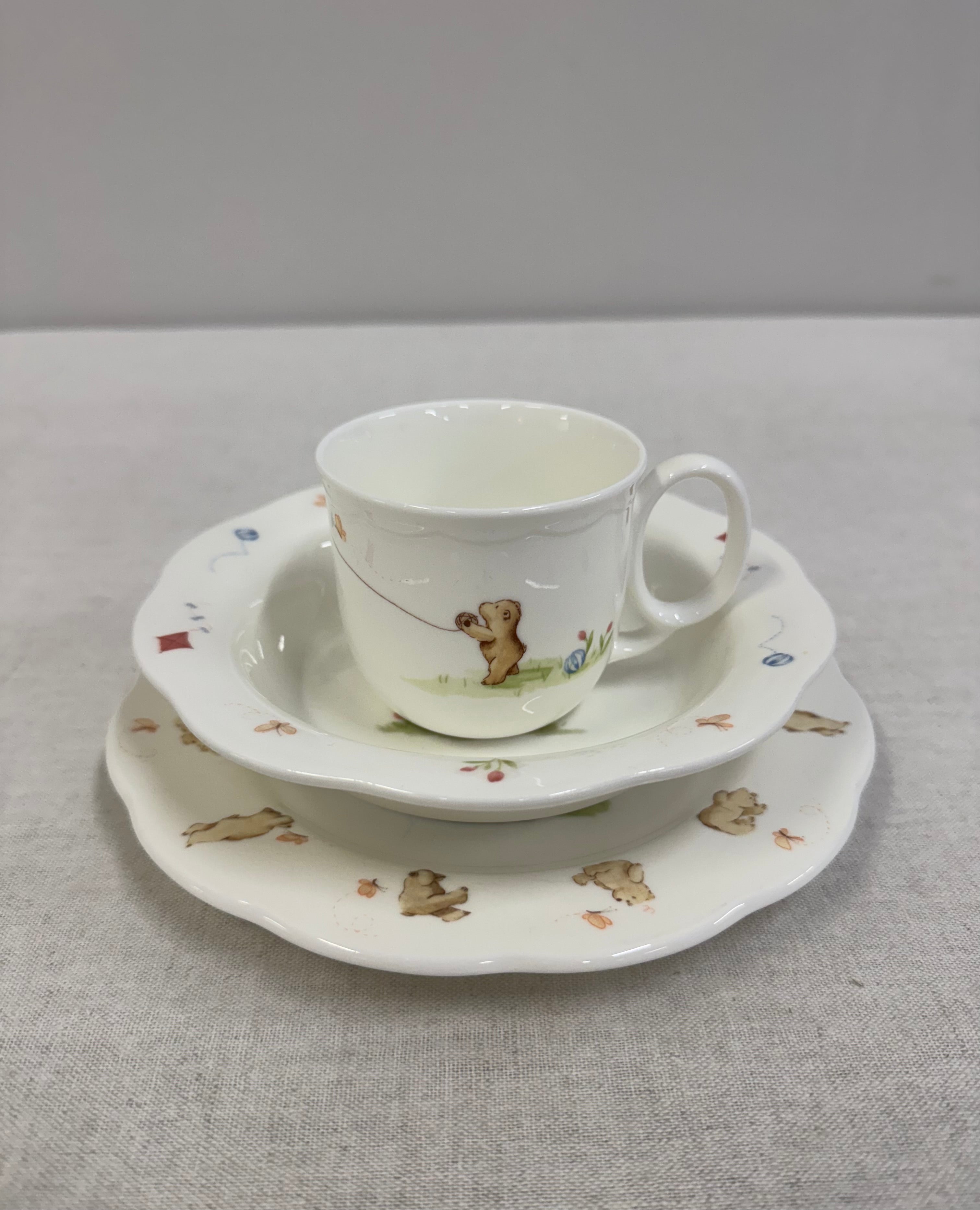 Vintage NORITAKE 'Baby Bear' Child's Lunch Set