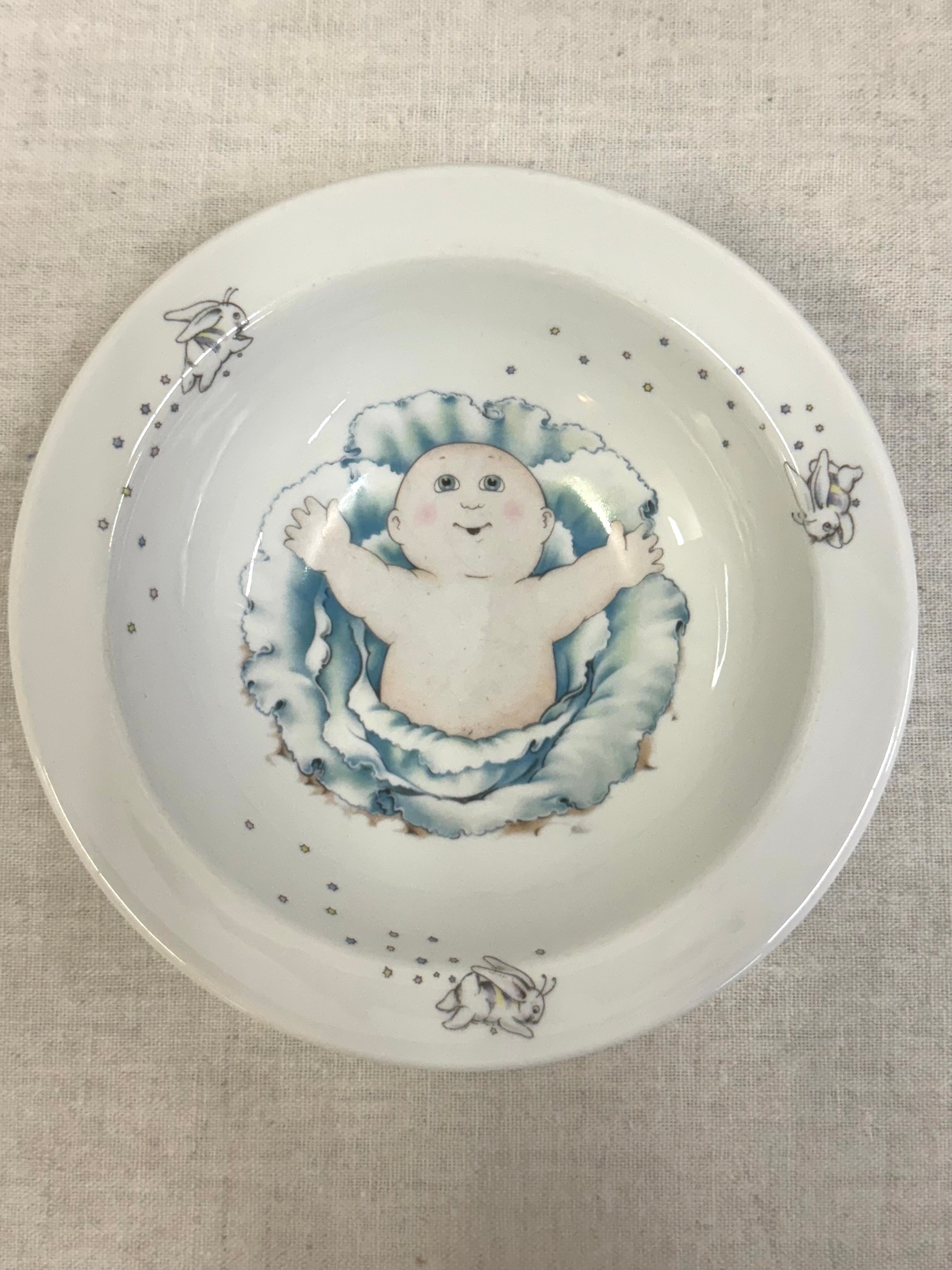 Vintage ROYAL WORCESTER 'Cabbage Patch' Bowl & Mug Set