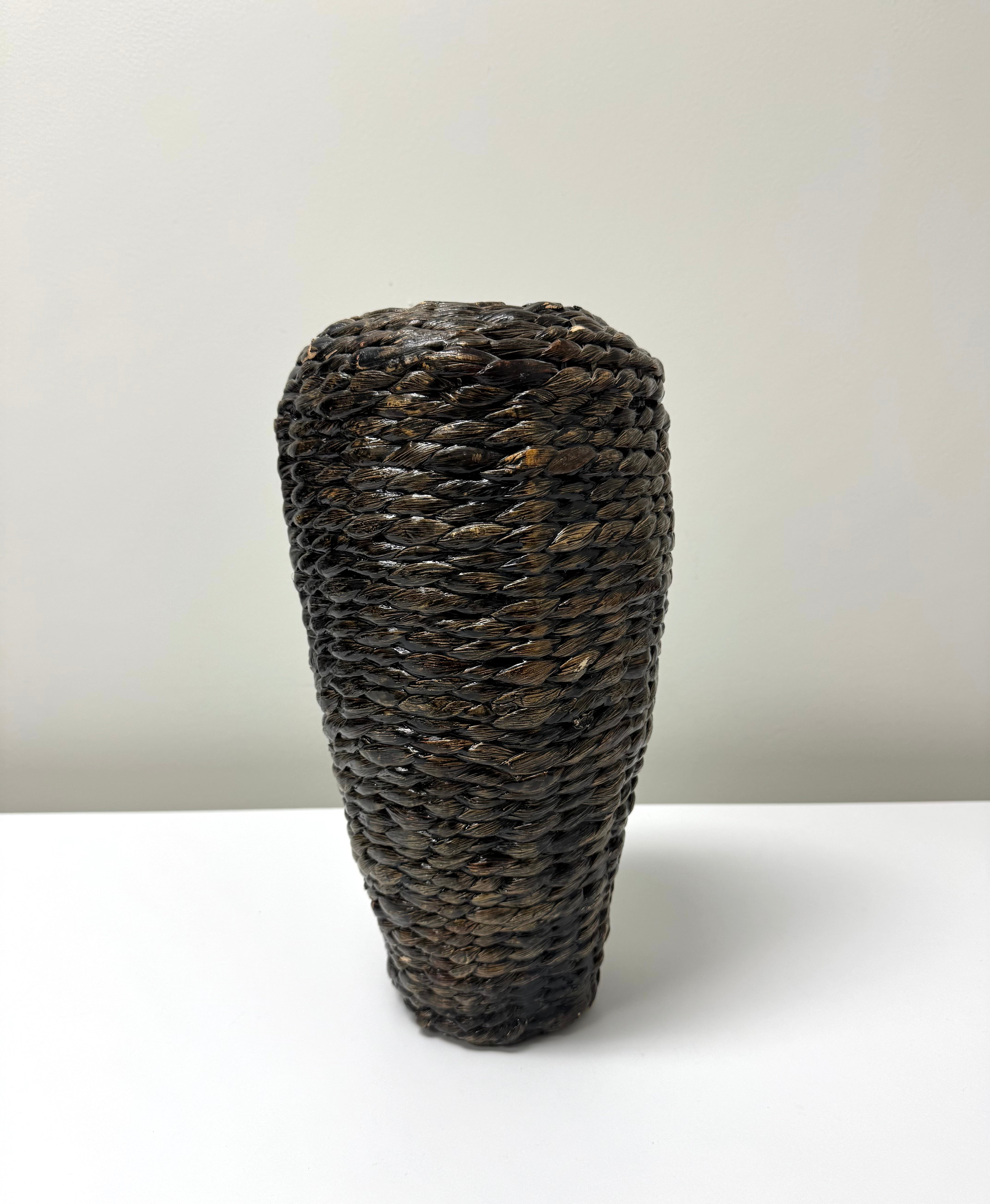 Rattan 14" Vase