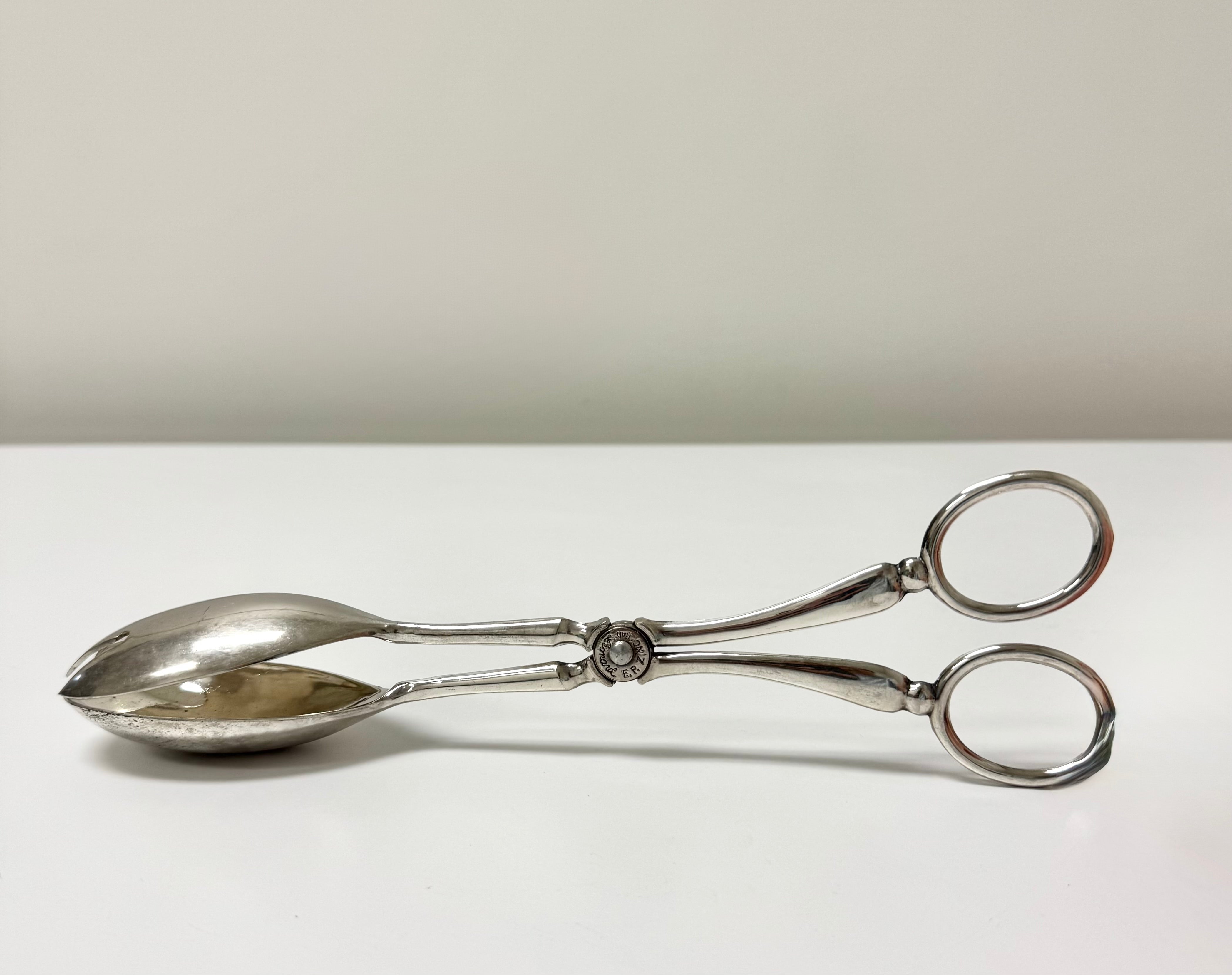 Vintage Silverplate Serving Tongs