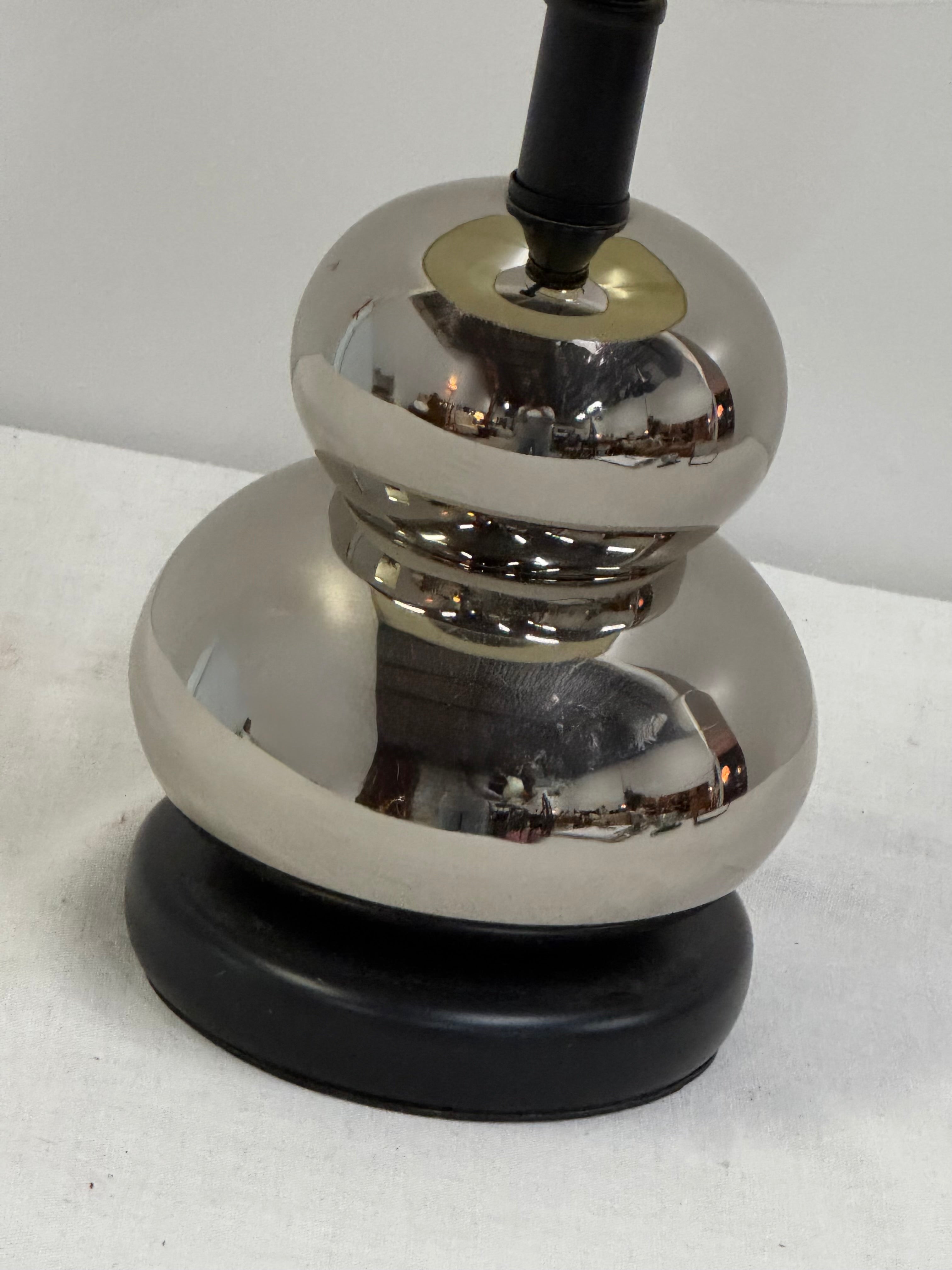 Silver Glass Ball Lamp