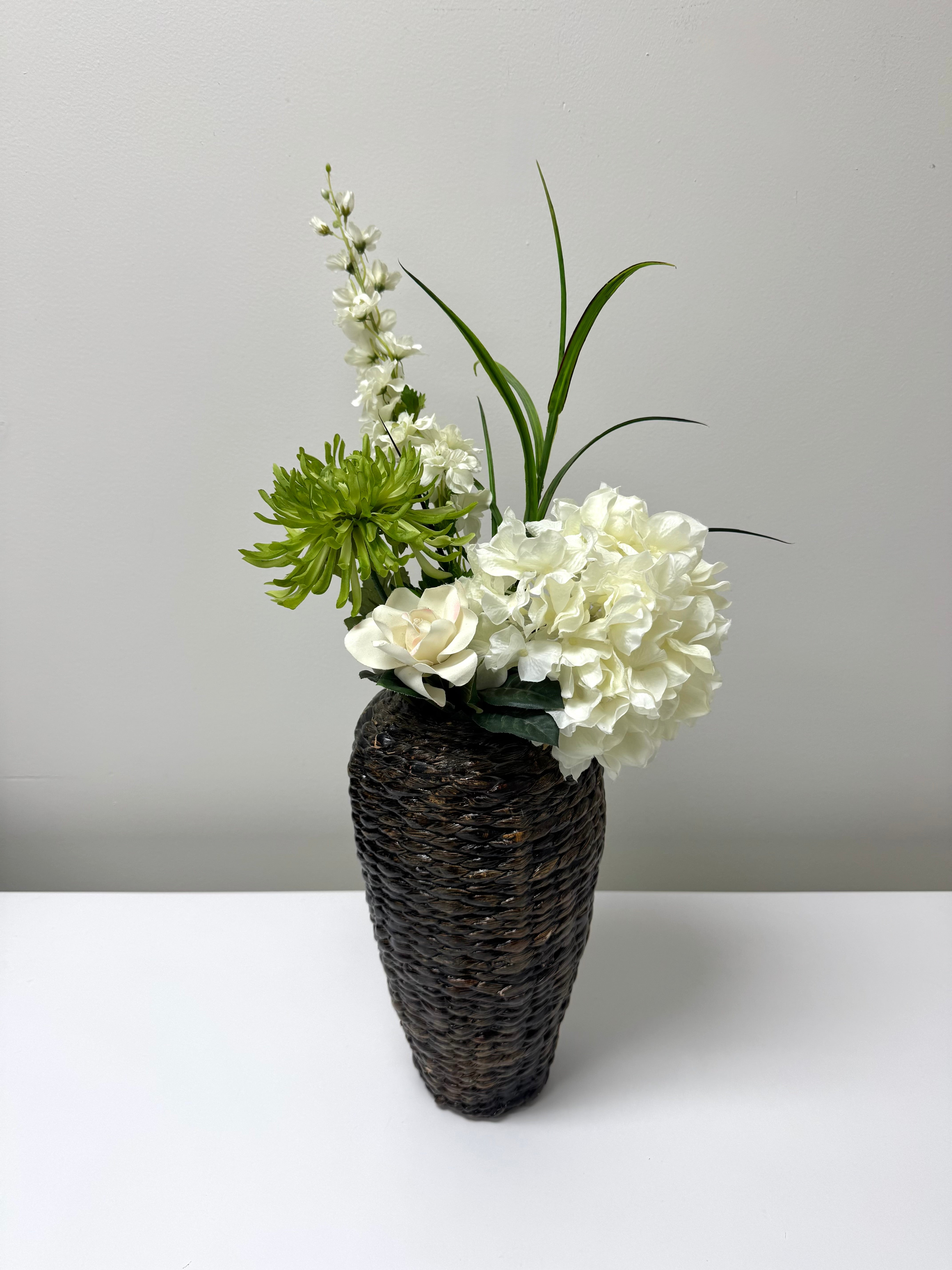 Rattan 14" Vase