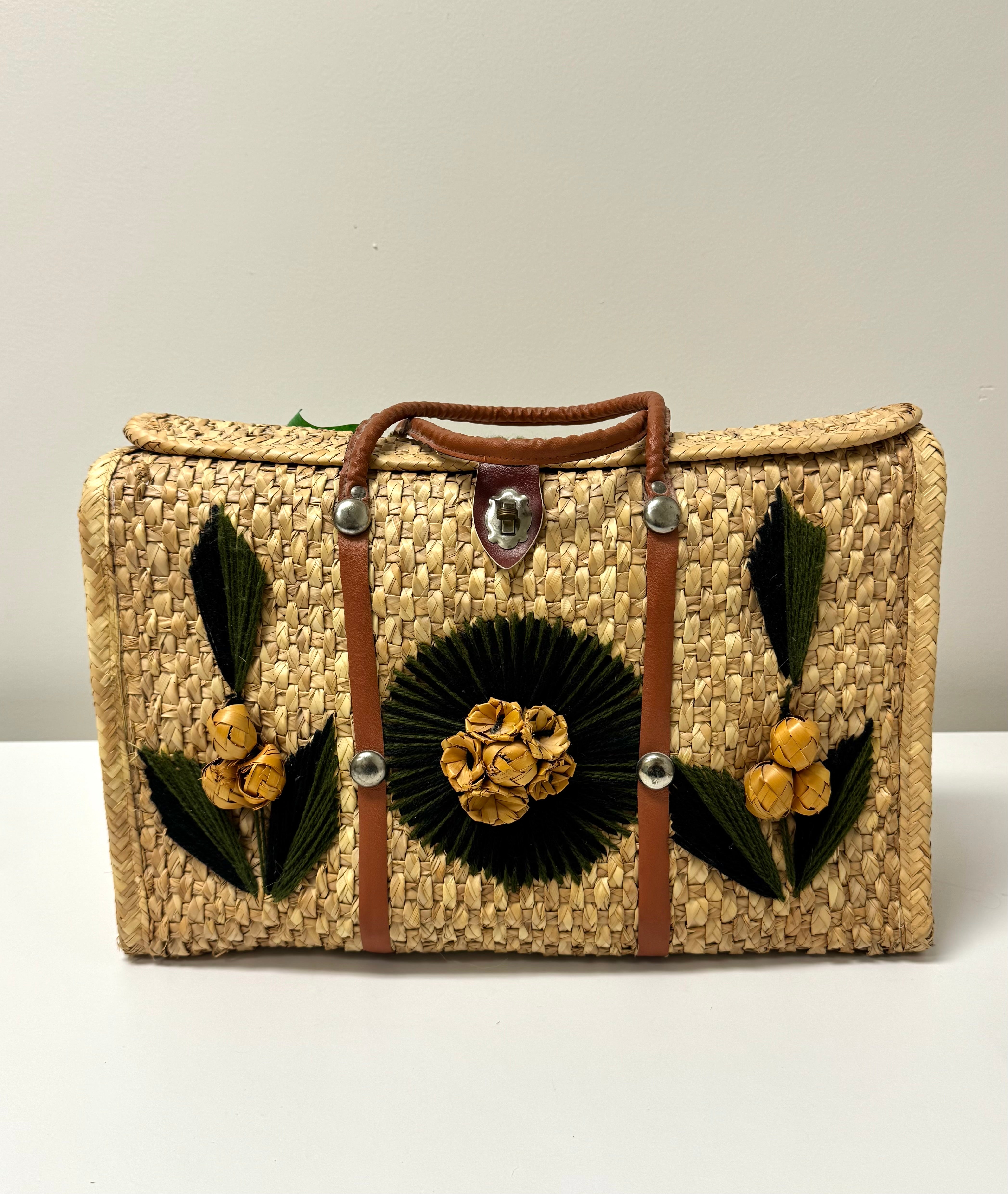 Woven Straw Beach Bag